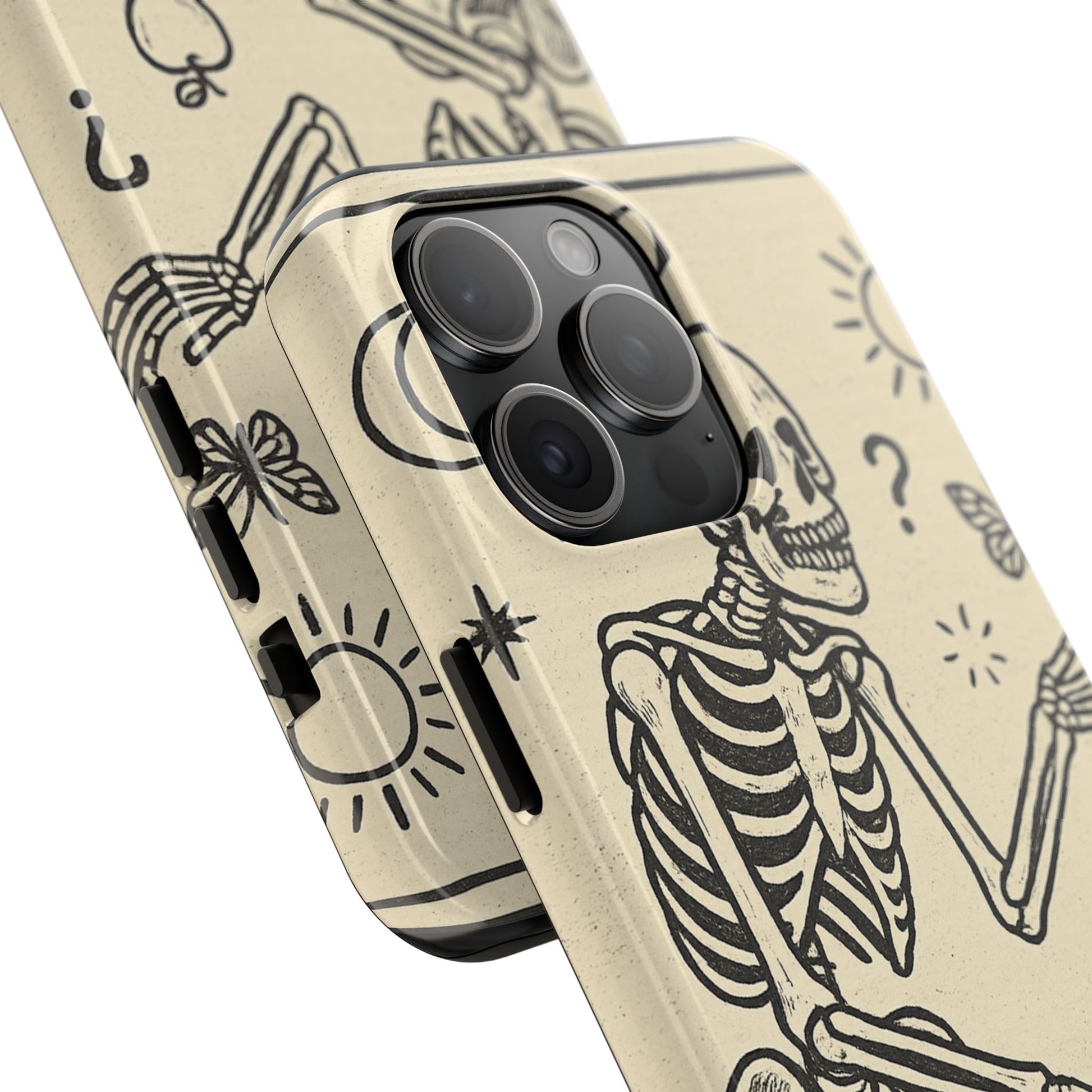 Skeleton ADHD Phone Cases, Unique Phone Cover, Funny ADHD Gift, Quirky Skeleton Design, Cool Accessories for Everyone