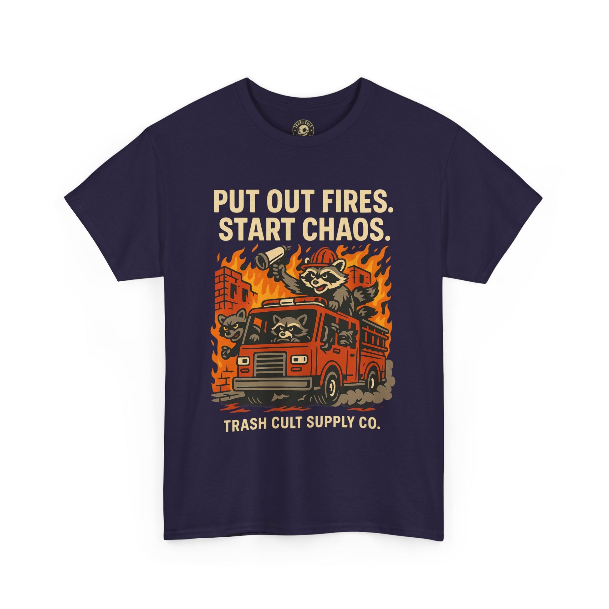 Put Out Fires Start Chaos Unisex Heavy Cotton Tee | Funny Firefighter Shirt | Casual Wear | Gift for Firefighter Lovers, Firefighter [...]