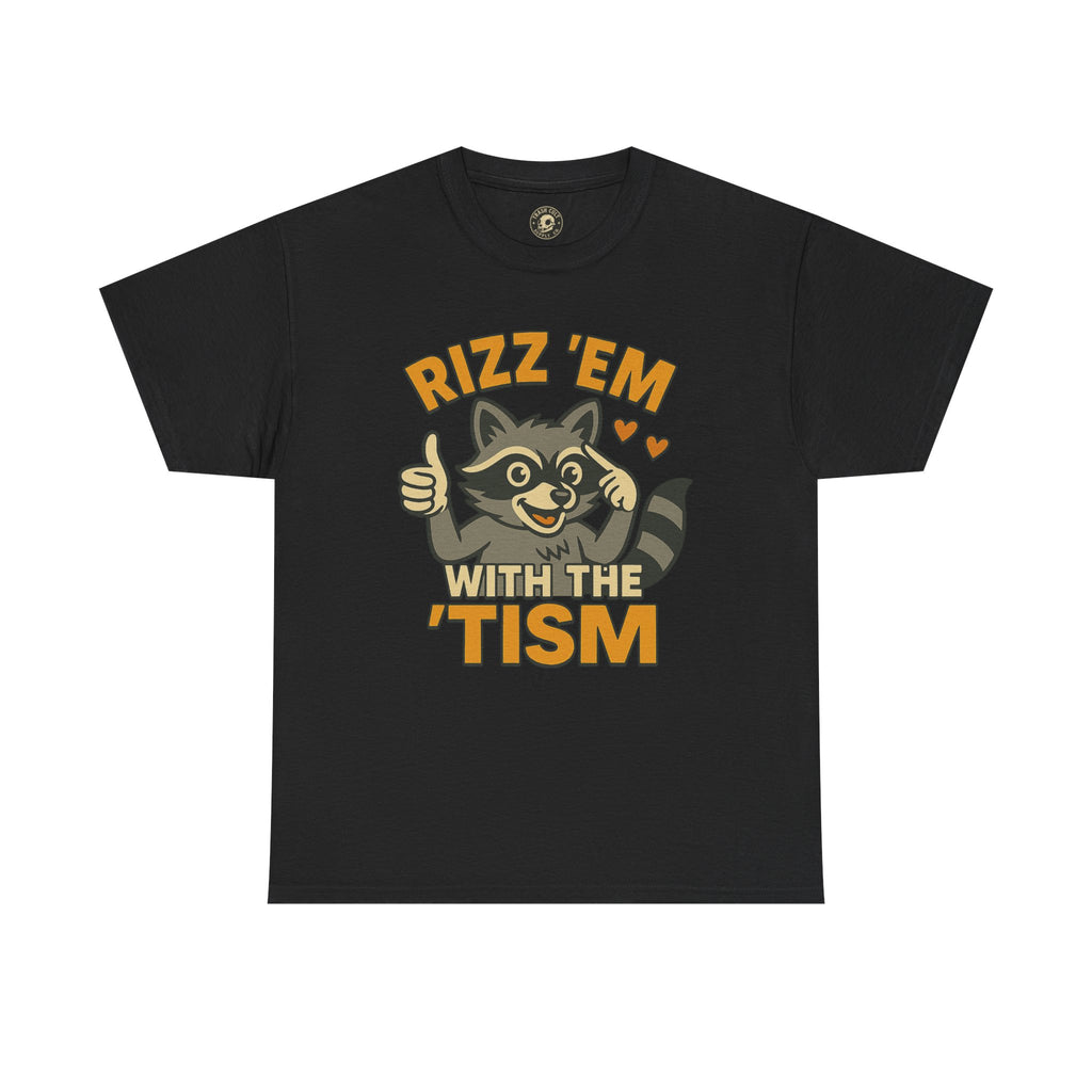 Rizz ’Em With the ’Tism T-Shirt – Funny Neurodivergent Graphic Tee for Bold Personalities