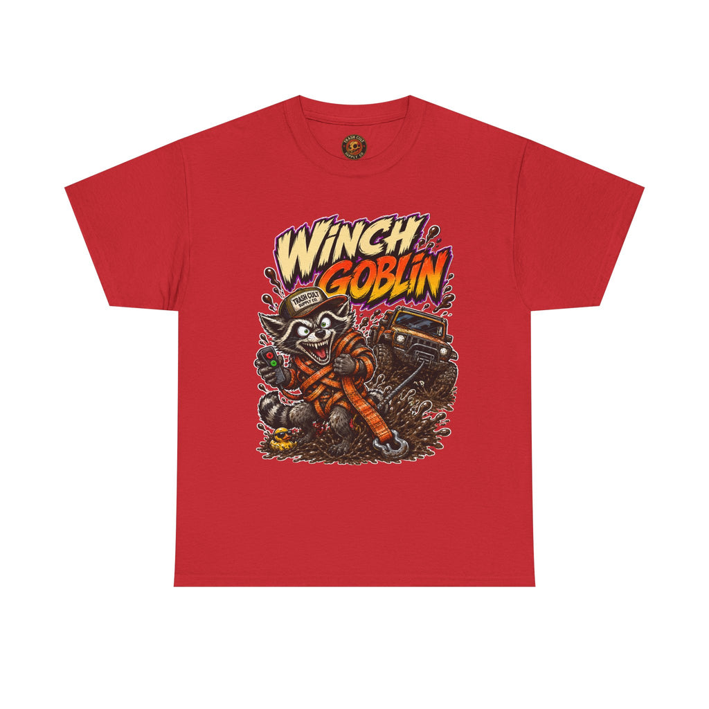 Winch Goblin Tee — Vintage Tow Truck Mechanic Graphic Shirt