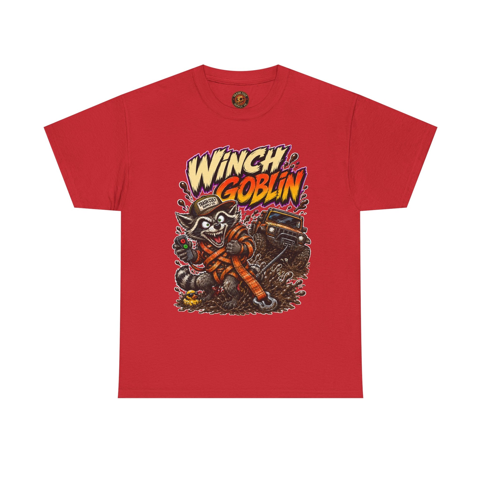 Winch Goblin Tee — Vintage Tow Truck Mechanic Graphic Shirt
