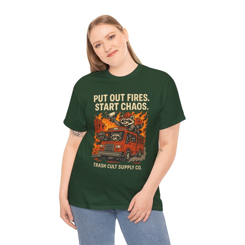 Put Out Fires Start Chaos Unisex Heavy Cotton Tee | Funny Firefighter Shirt | Casual Wear | Gift for Firefighter Lovers, Firefighter [...]