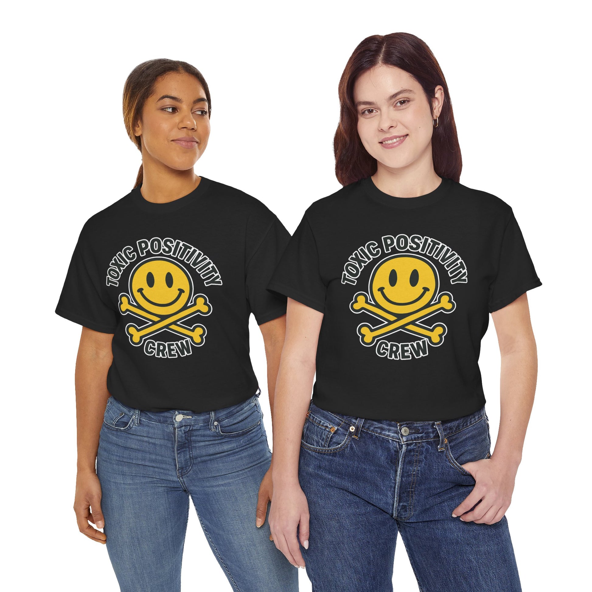 Toxic Positivity Tee | Fun Graphic Shirt for Casual Wear, Gifts, Festivals, Anti-Toxic Vibes, Everyday Style, Unisex T-Shirt