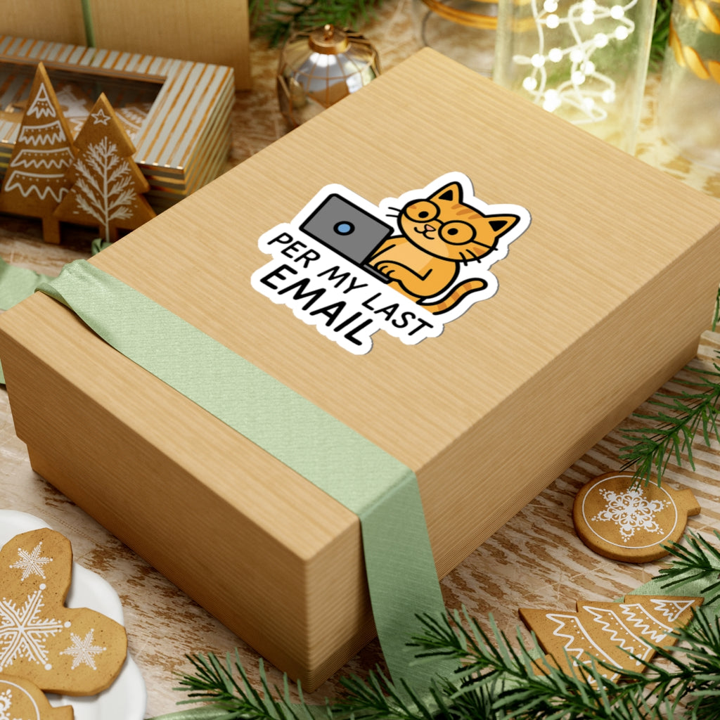 Funny Cat Laptop Stickers, Perfect for Office Humor, Gifts for Cat Lovers, Decorative Vinyl, Planner Accessories, Gift Wrap