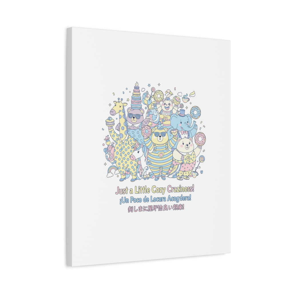 Cozy Craziness Canvas | mildly unhinged cute, whimsical weird