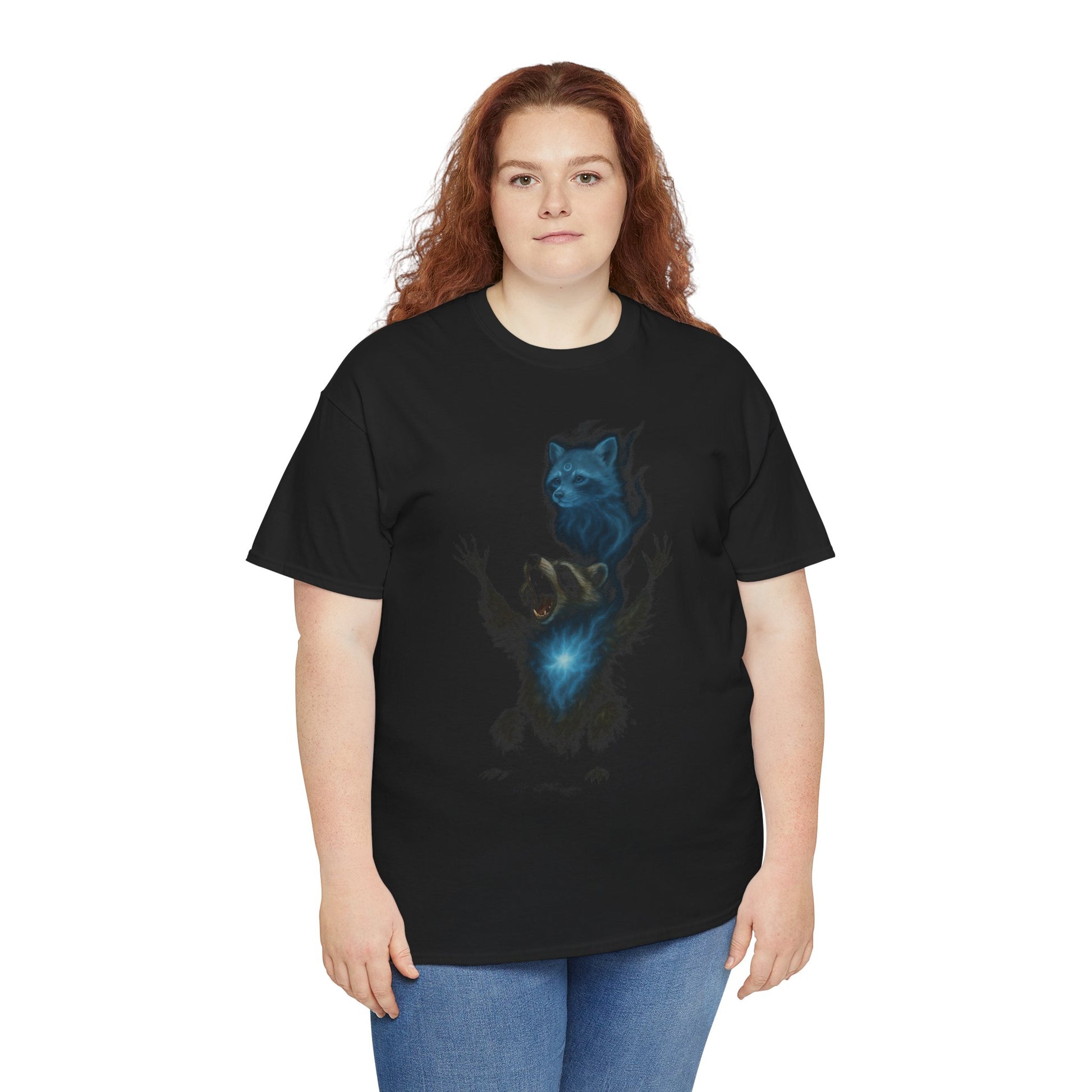 Divine Raccoon Soul Shirt – Mystical Third Eye Spirit Animal Tee
