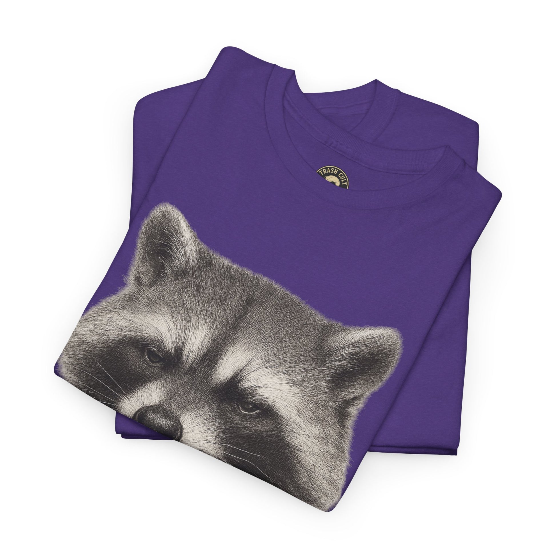 Dirty Harry Raccoon Halftone Shirt – Soft Grit Aesthetic, Smoking Trash Panda Graphic Tee
