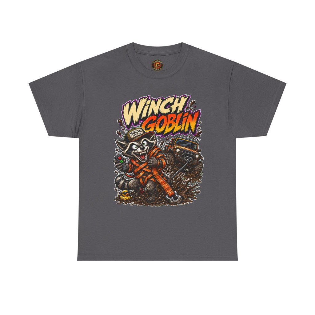 Winch Goblin Tee — Vintage Tow Truck Mechanic Graphic Shirt