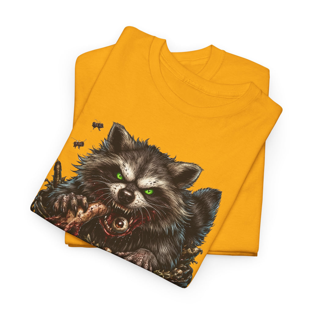 Raccoon 'Trash Cult Supply Co.' Graphic Tee — Vintage Grunge Animal Streetwear