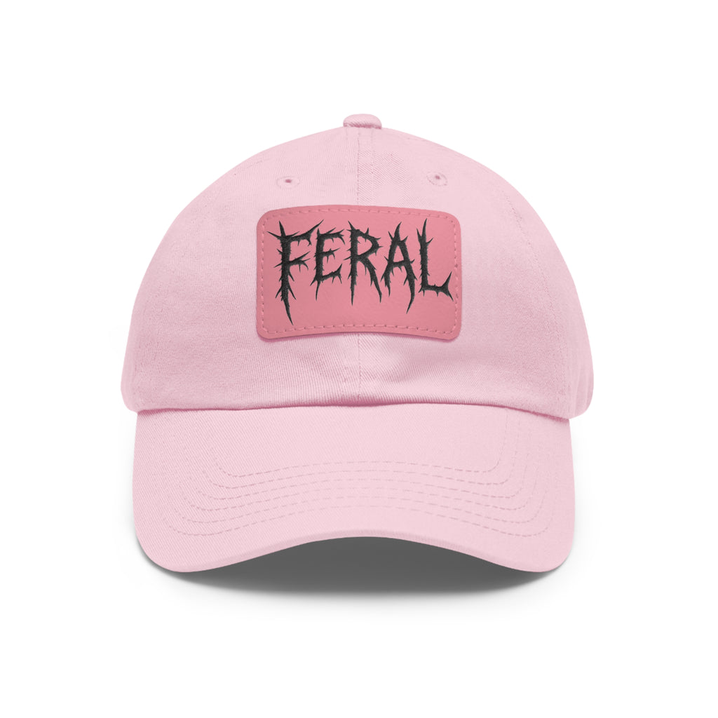 FERAL Embroidered Leather Patch Hat – Trash Cult Supply Co.