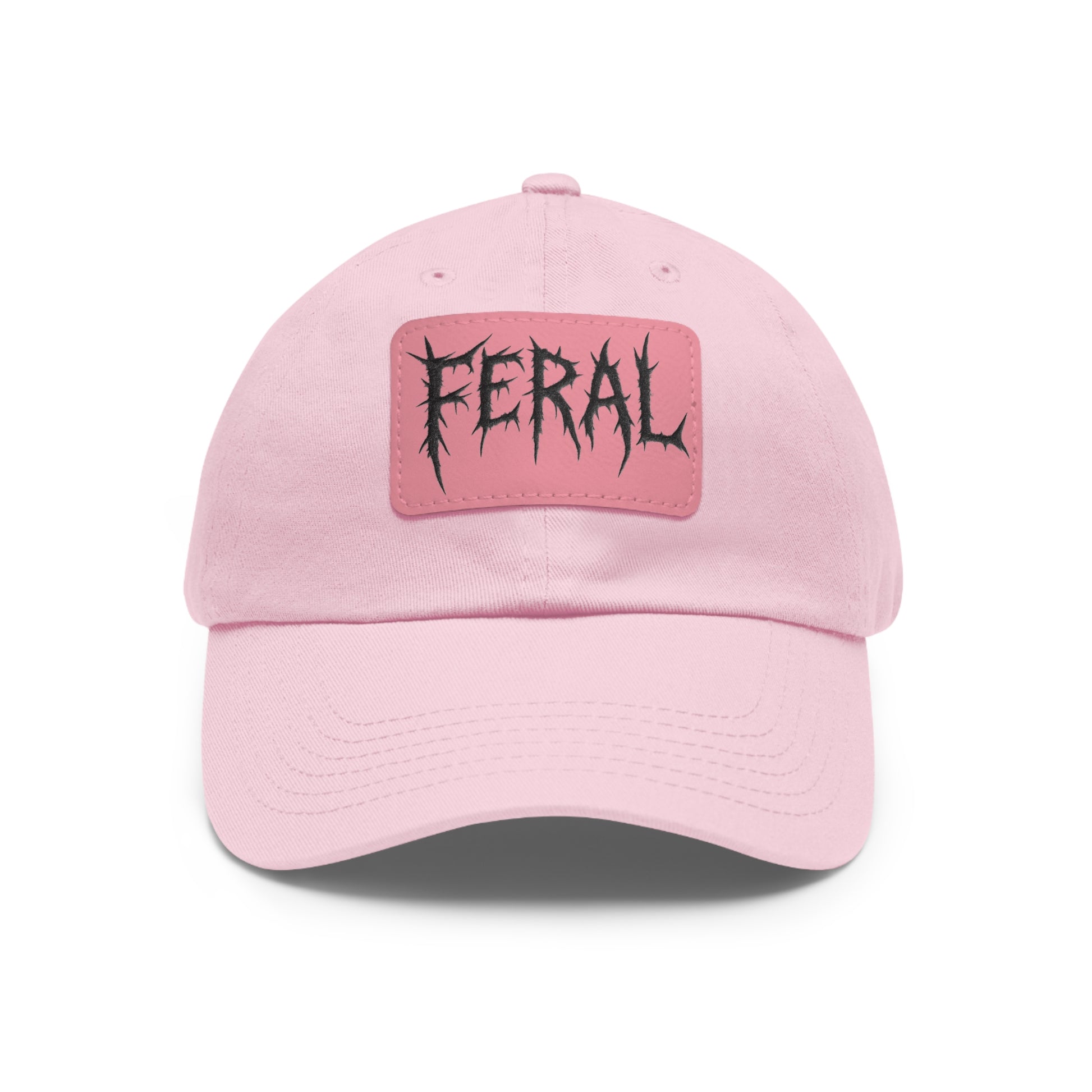 FERAL Embroidered Leather Patch Hat – Trash Cult Supply Co.