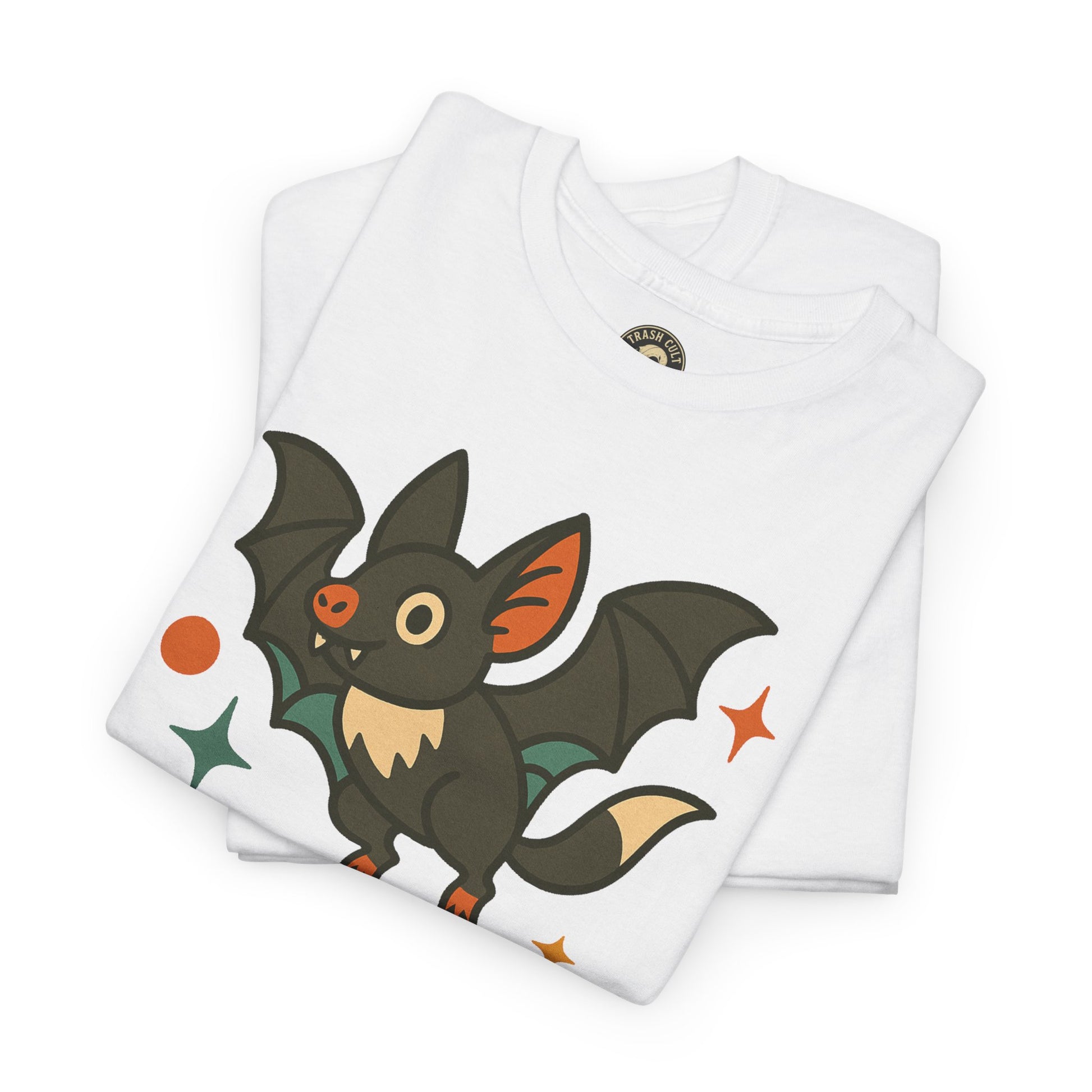 Trash Cult Supply Co. Unisex Heavy Cotton Tee - Fun Graphic Tee for Casual Wear, Perfect Gift for Bat Lovers, Halloween T-Shirt, [...]