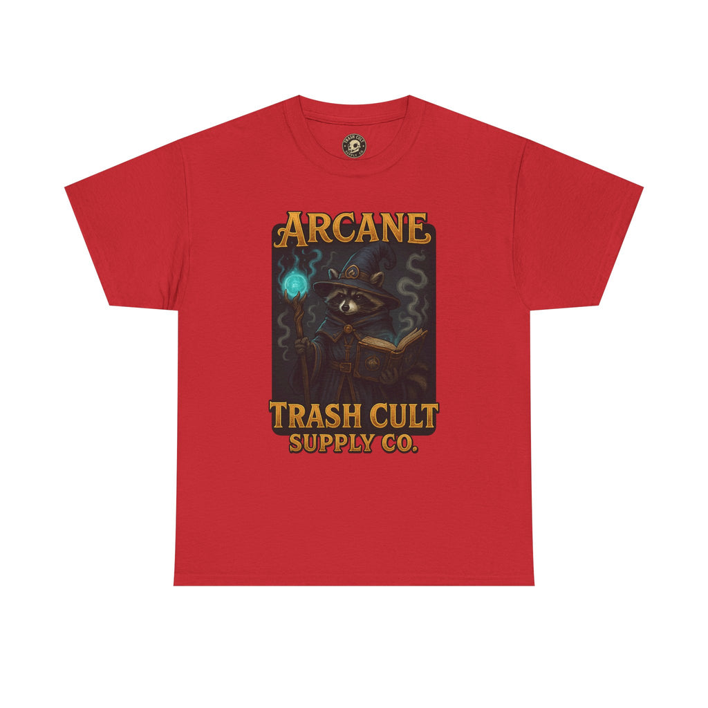 Arcane Trash Cult Unisex Heavy Cotton Tee, Cult Merchandise, Witchy Style, Halloween Tee, Casual Everyday Wear