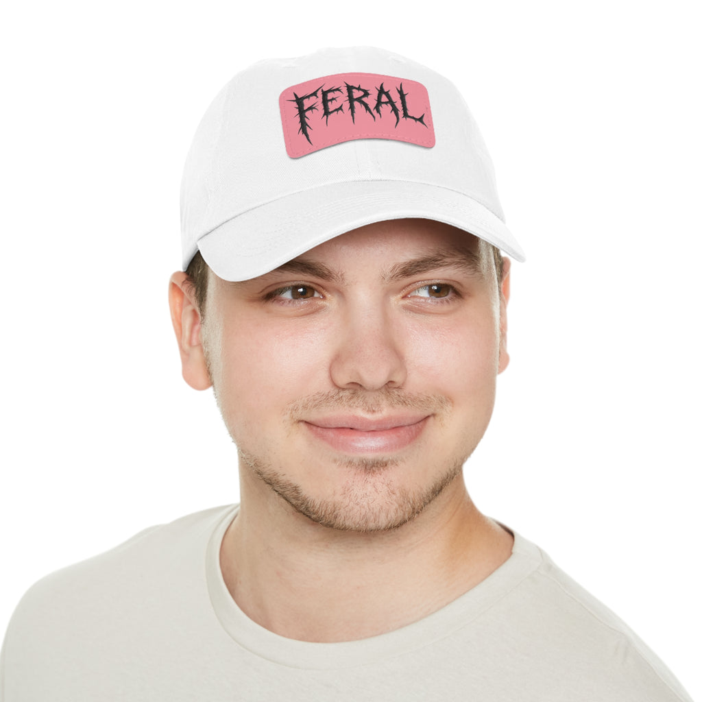 FERAL Embroidered Leather Patch Hat – Trash Cult Supply Co.