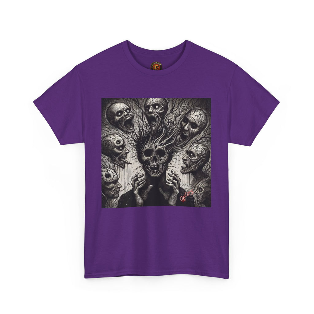 Xian Allen x Trash Cult Shirt – “Voices in the Void” | Horror Skull Scream T-Shirt