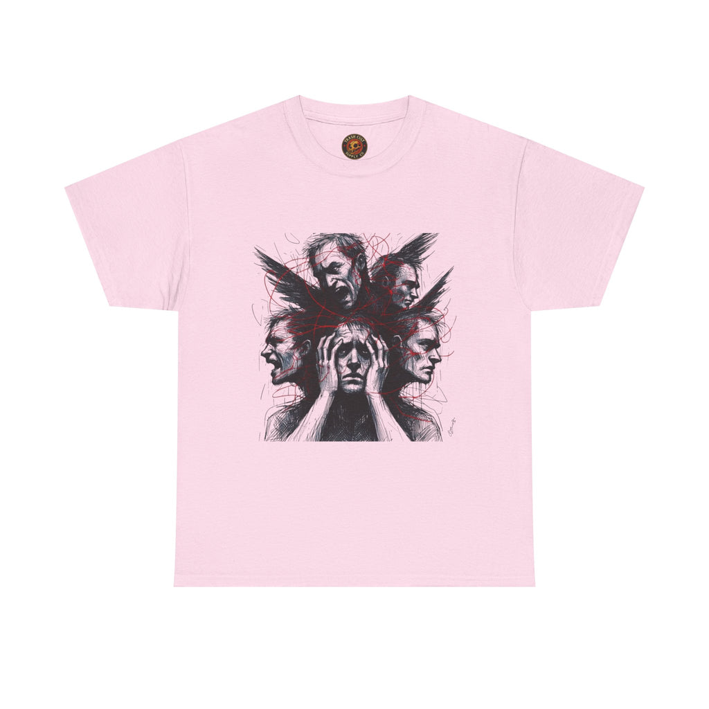Xian Allen x Trash Cult Shirt – “Loud Inside My Head” | Dark Illustrative Art Tee
