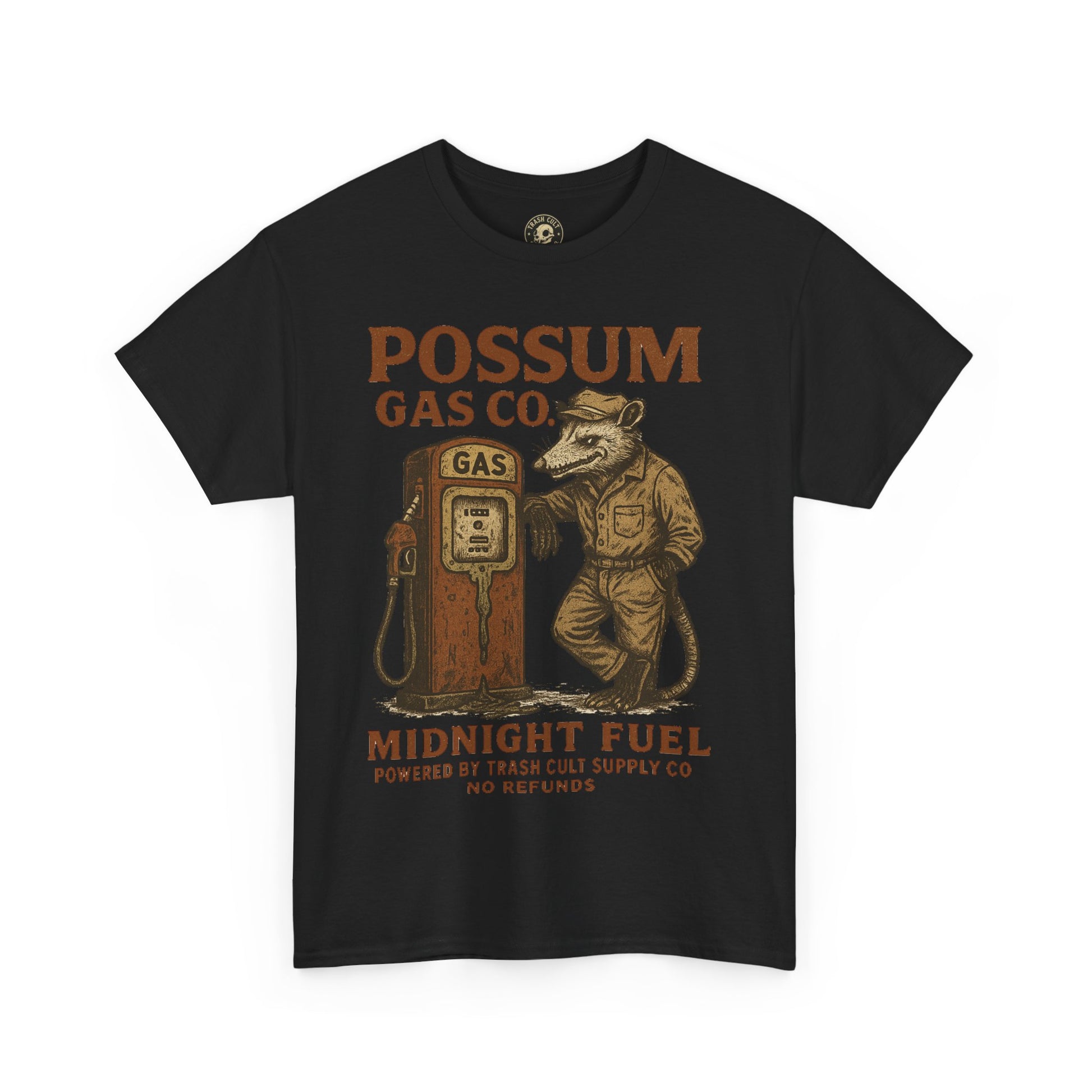 Possum Gas Co. Vintage Feral Mechanic Shirt – Trash Cult Supply Co. – Gildan 5000