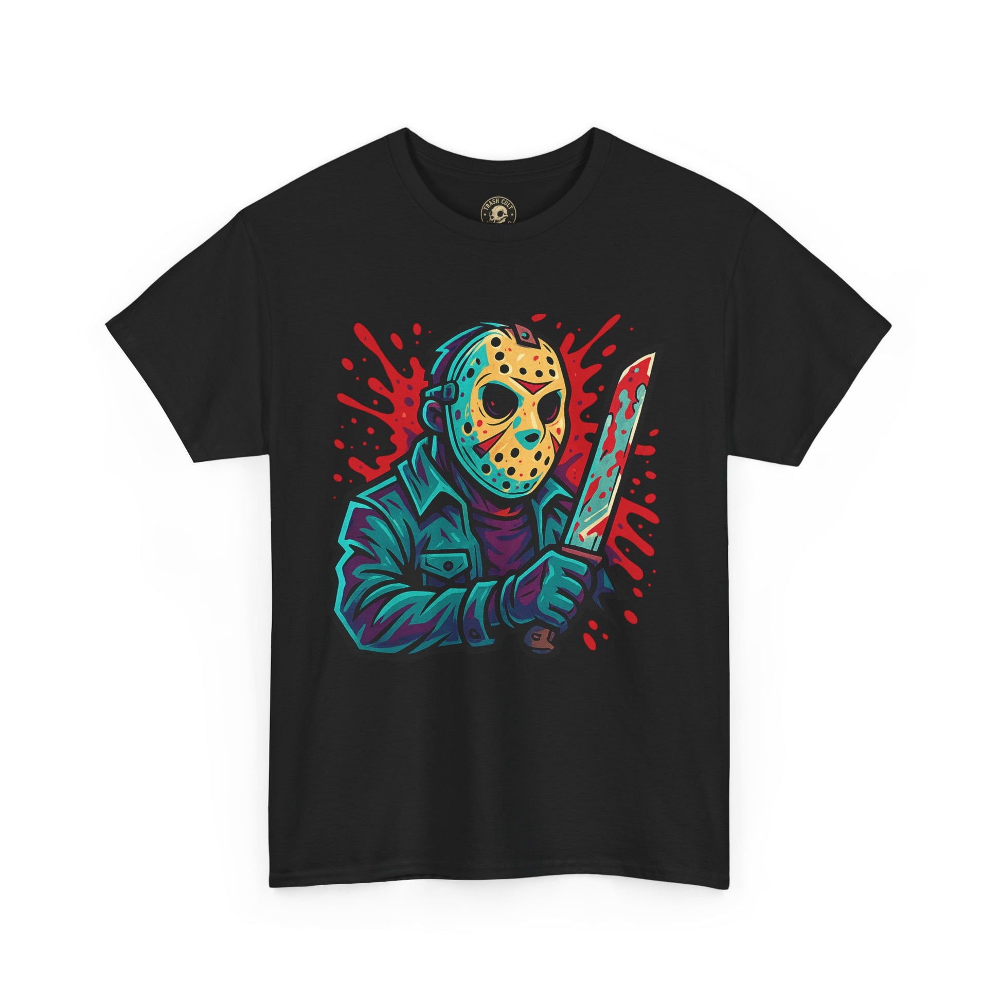 Jason Voorhees Graffiti Shirt – New School Horror Art on Gildan 5000