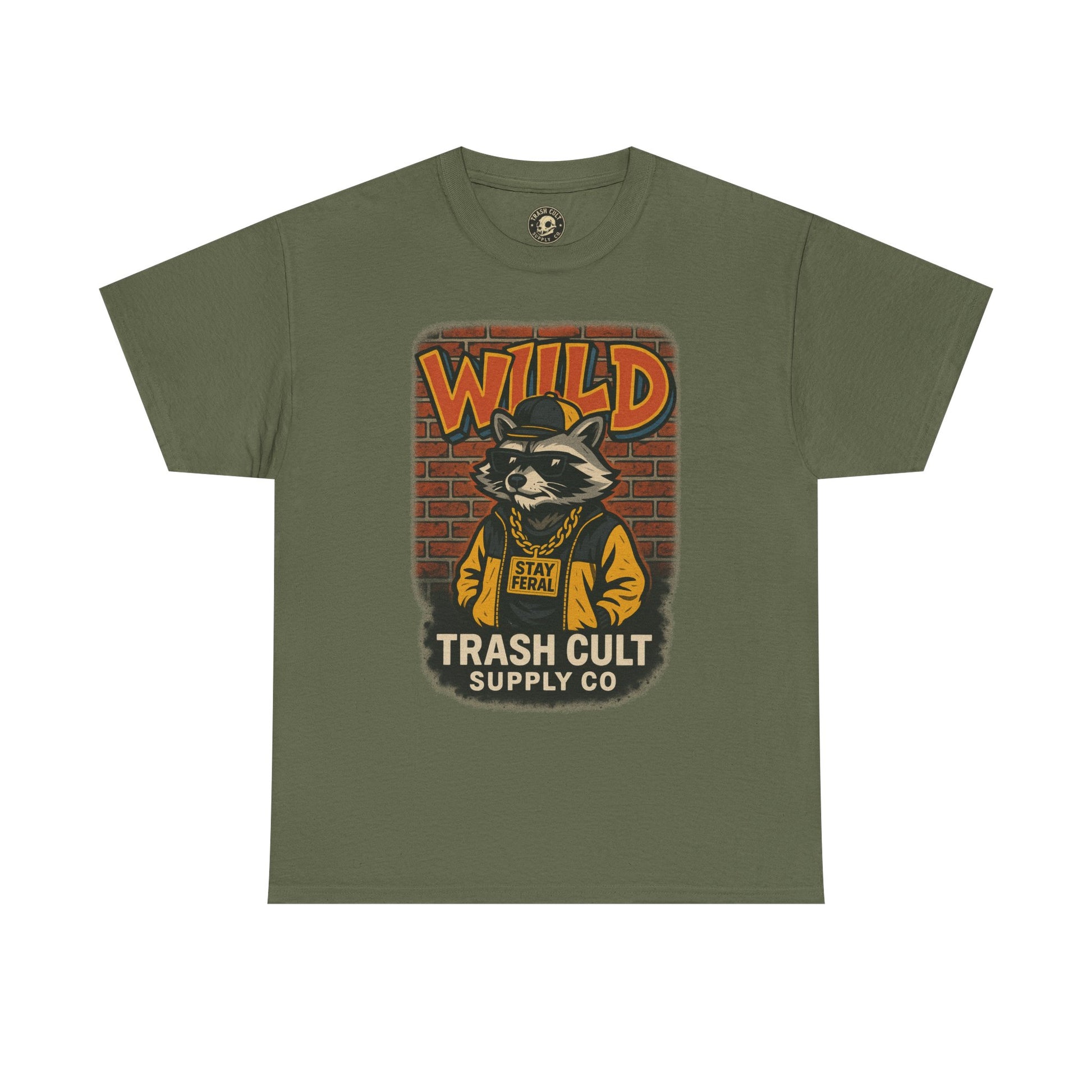 Wild Trash Cult Unisex Tee, Retro Animal T-Shirt, Graphic Tee, Eco-Conscious Apparel, Gift for Nature Lovers, Casual Streetwear
