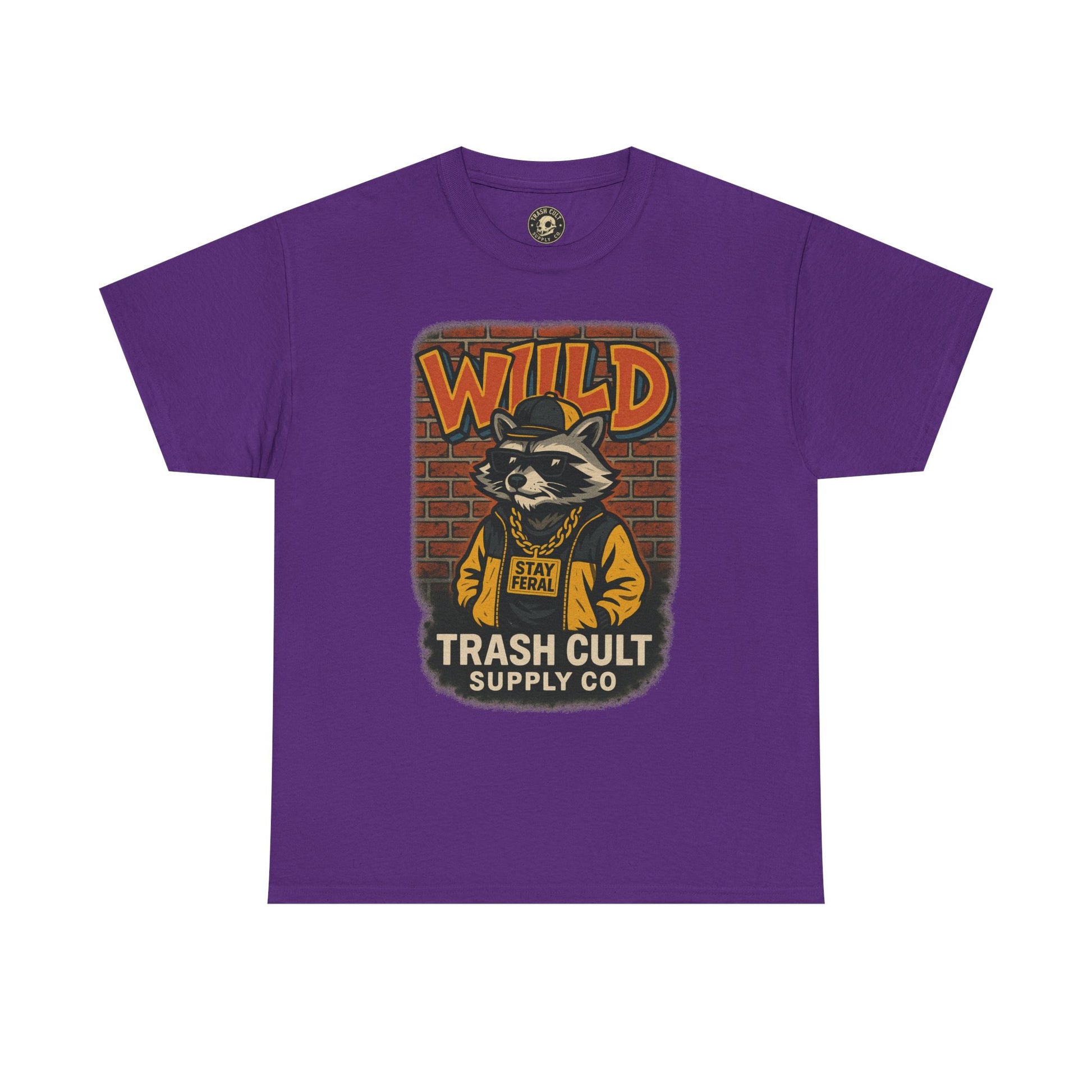 Wild Trash Cult Unisex Tee, Retro Animal T-Shirt, Graphic Tee, Eco-Conscious Apparel, Gift for Nature Lovers, Casual Streetwear