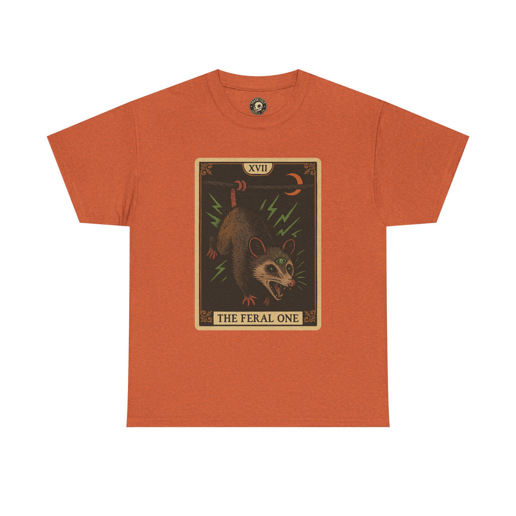 Feral One Graphic Tee - Quirky Unisex T-Shirt, Vintage Inspired, Animal Art, Casual Wear, Gifts for Him/Her