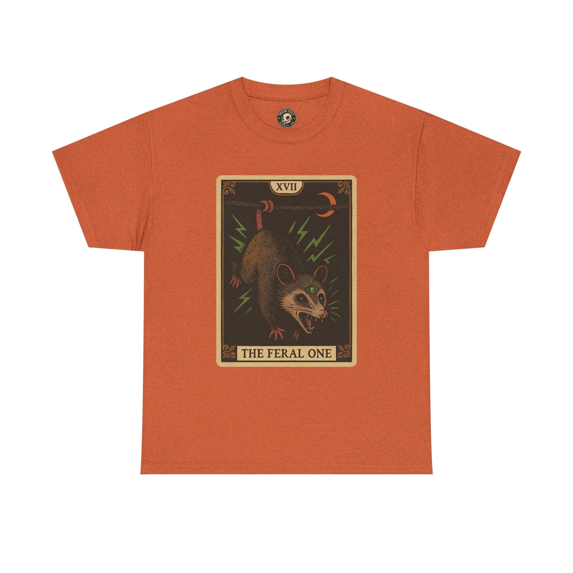 Feral One Graphic Tee - Quirky Unisex T-Shirt, Vintage Inspired, Animal Art, Casual Wear, Gifts for Him/Her