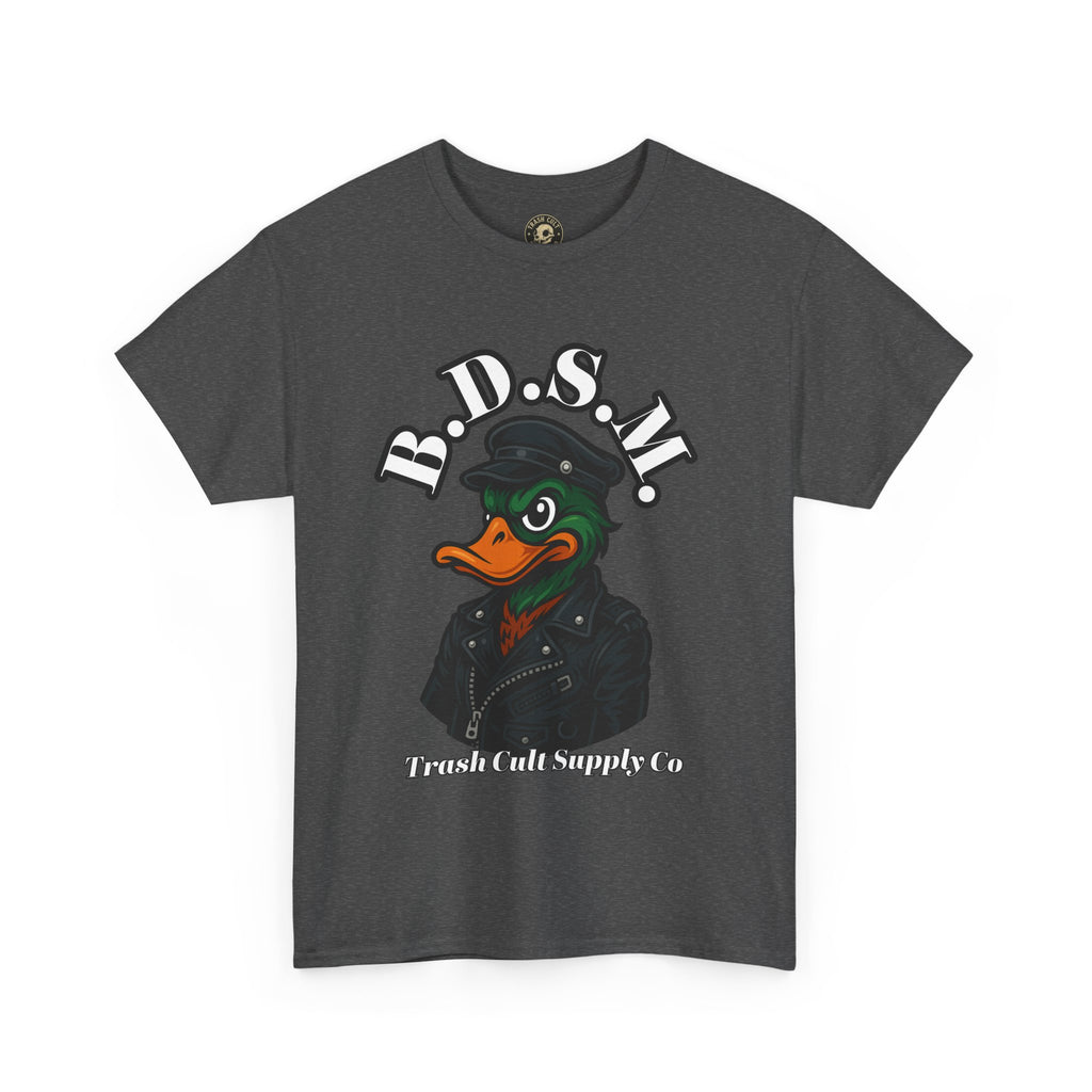 BDSM Mallard Duck Biker Shirt – Funny Biker Duck Tee on Gildan 5000