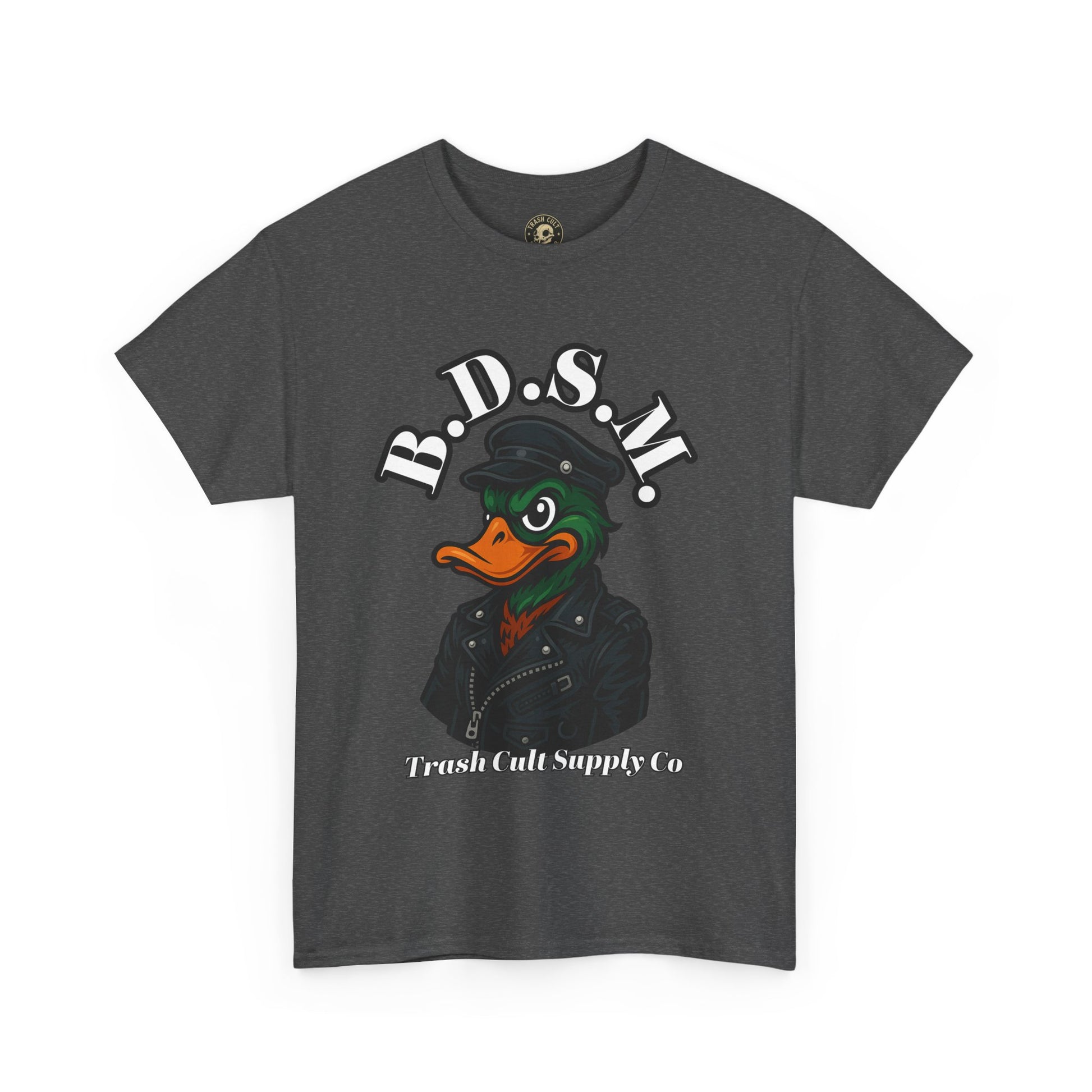 BDSM Mallard Duck Biker Shirt – Funny Biker Duck Tee on Gildan 5000