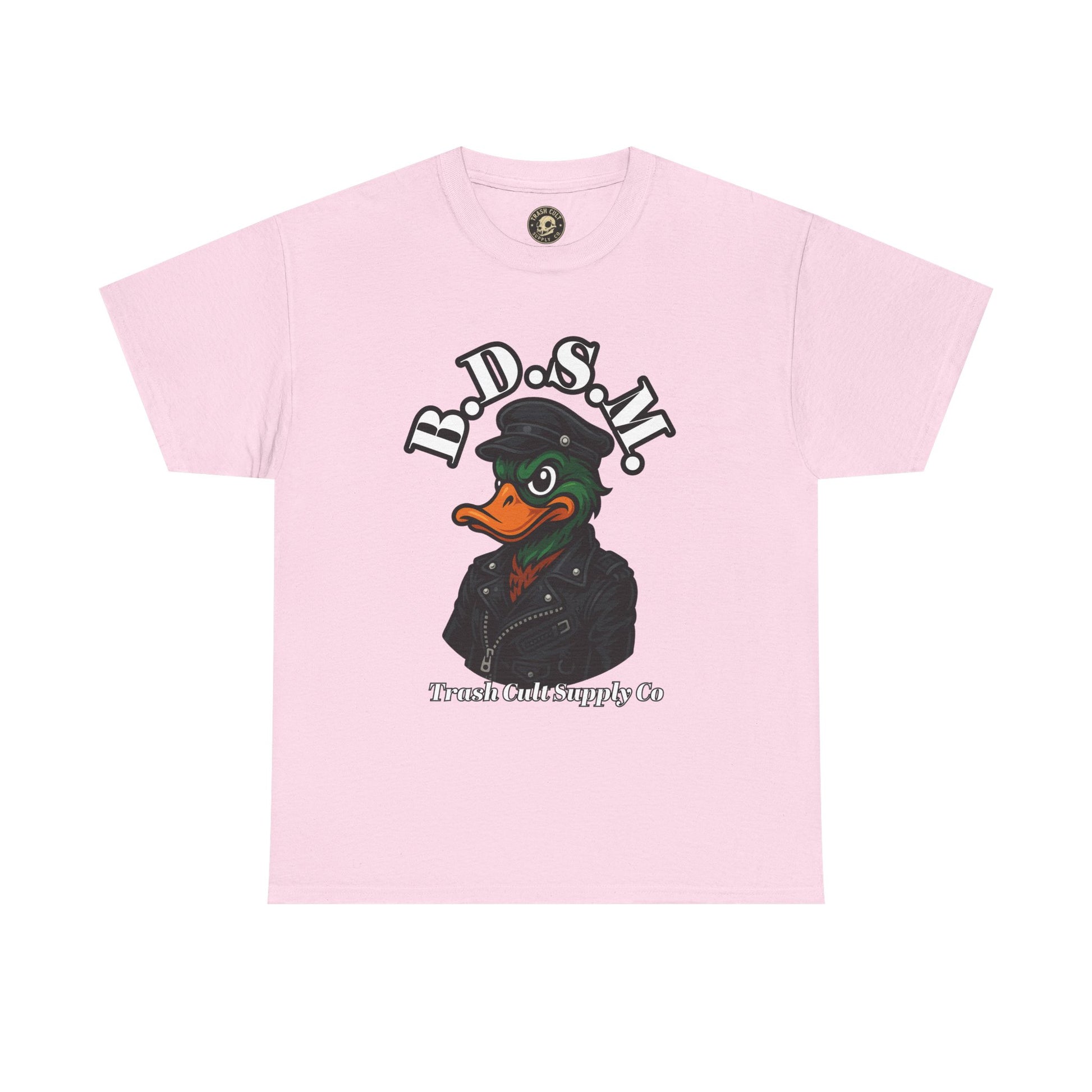 BDSM Mallard Duck Biker Shirt – Funny Biker Duck Tee on Gildan 5000