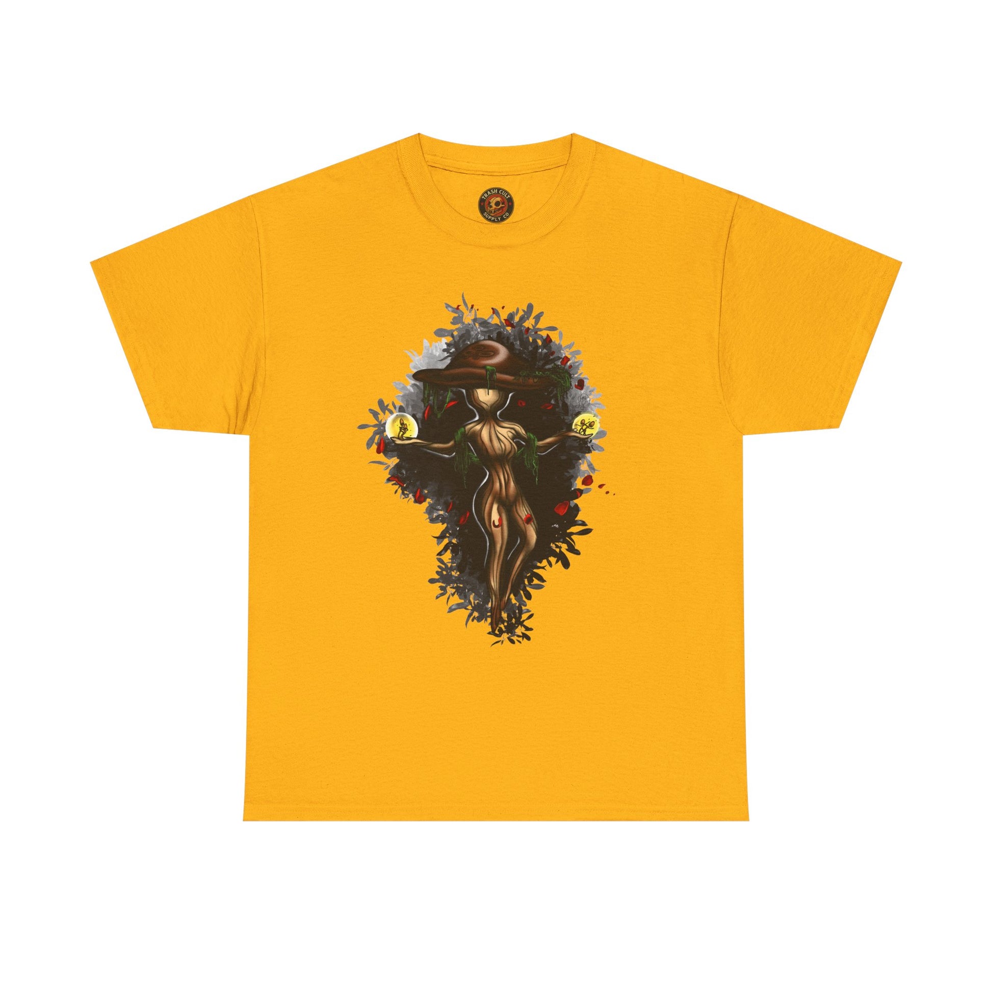 Mushroom Spirit T-Shirt – Lara Davenport x Trash Cult Supply Co. Collab (Gildan 5000)