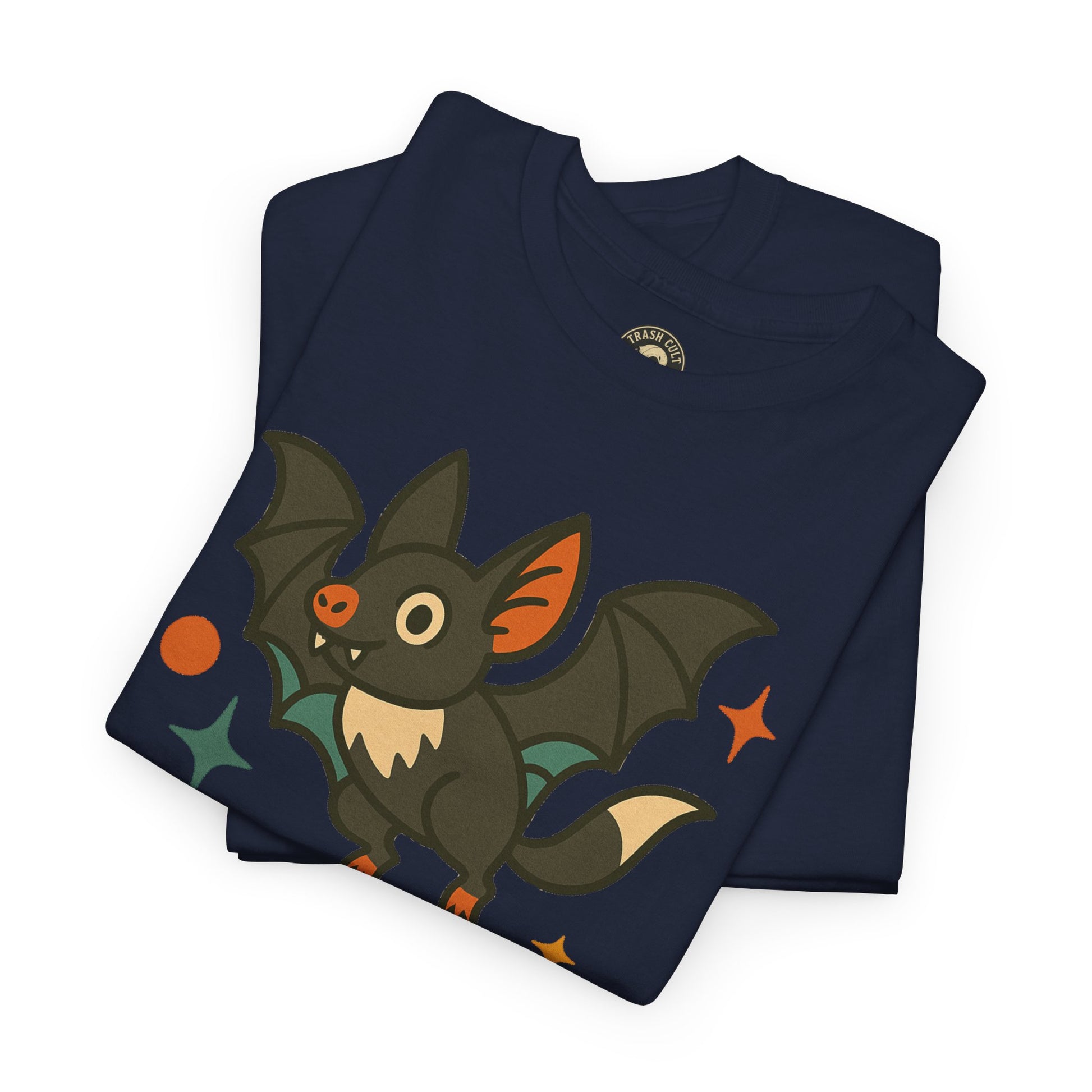 Trash Cult Supply Co. Unisex Heavy Cotton Tee - Fun Graphic Tee for Casual Wear, Perfect Gift for Bat Lovers, Halloween T-Shirt, [...]