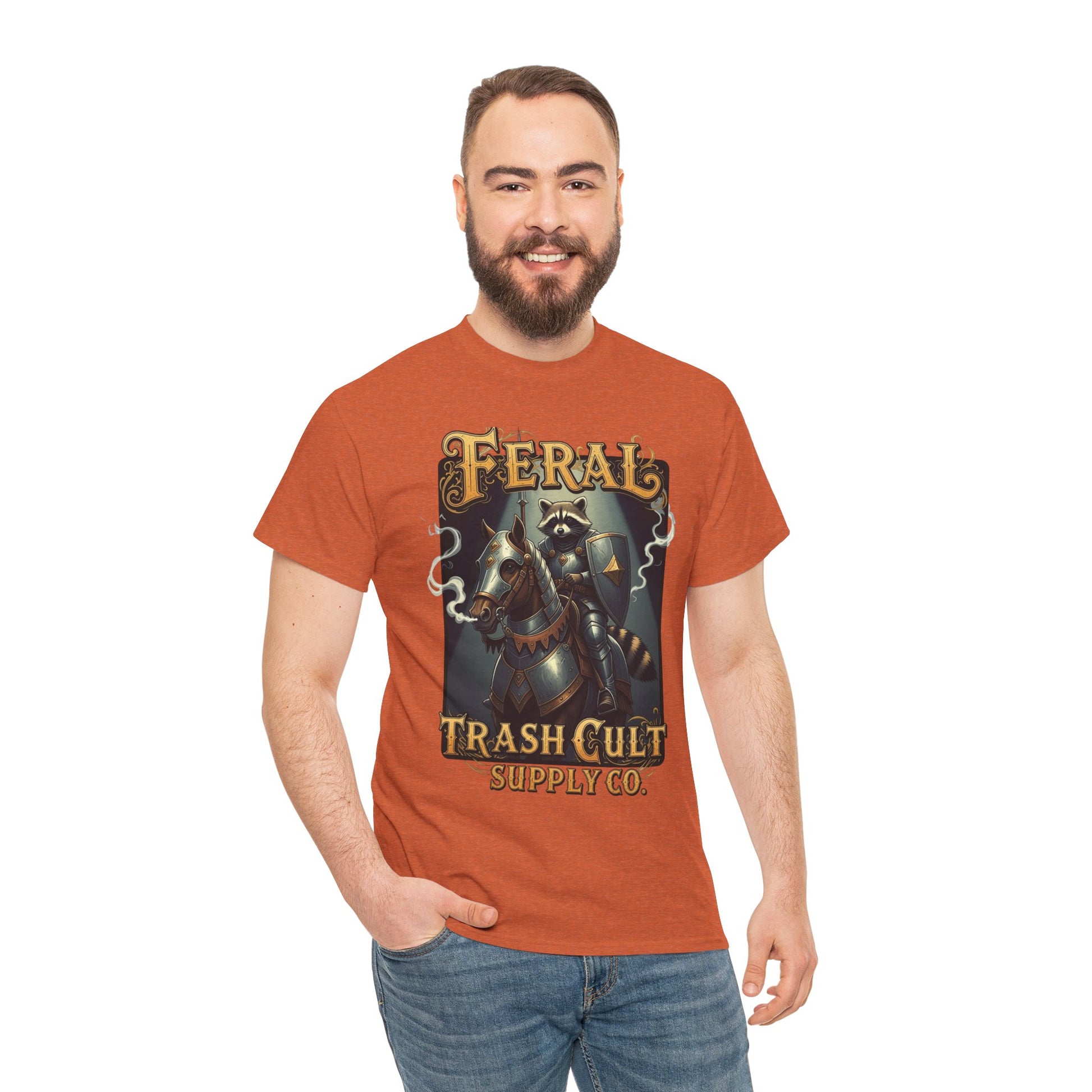 Feral Trash Cult Tee, Unisex Graphic Tee, Cool T-Shirt, Unique Funny Apparel, Gift for Eco Warriors, Casual Wear, Festival Clothing