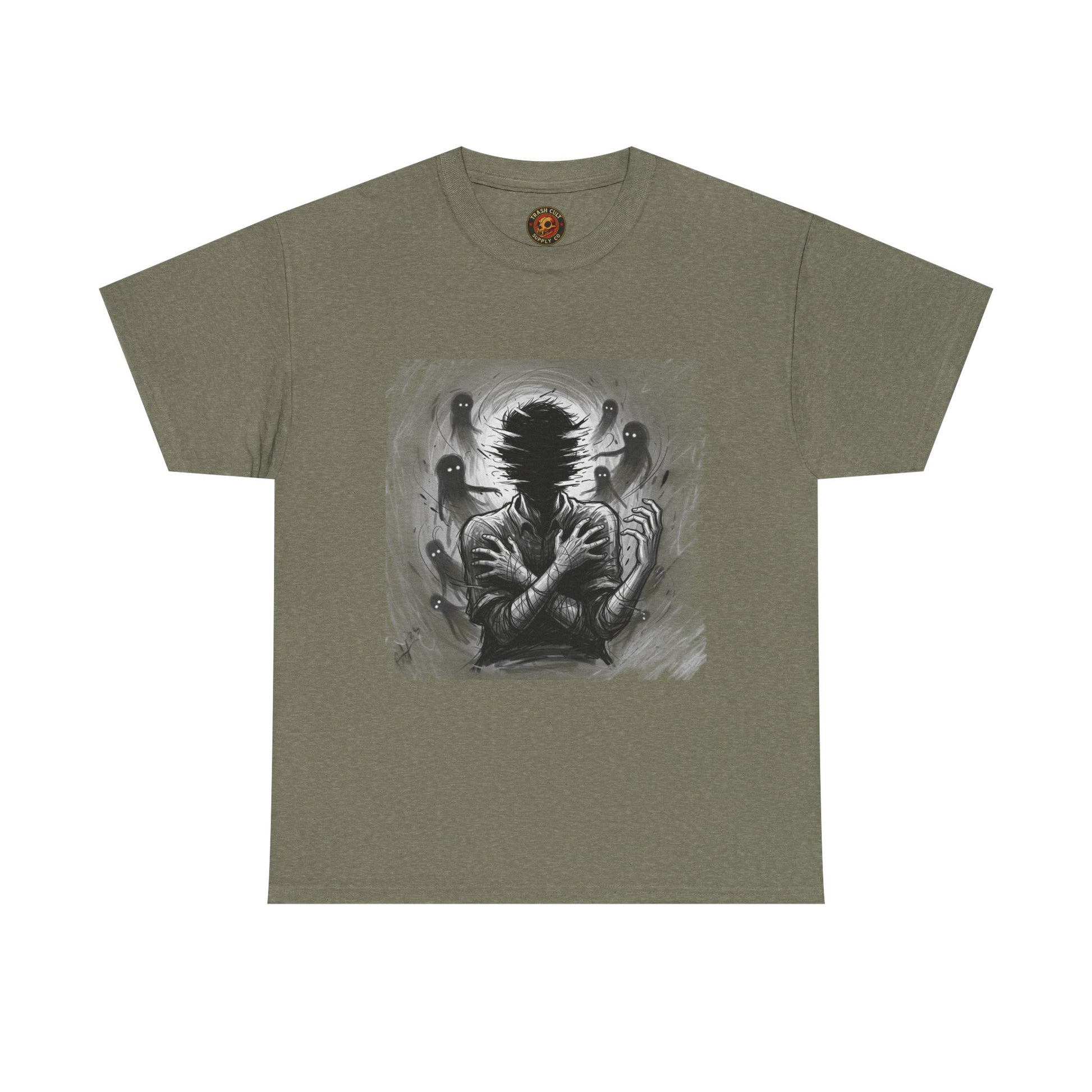 Xian Allen x Trash Cult Shirt – “Don’t Let Them In” | Ghost Spiral Emotional Horror Tee