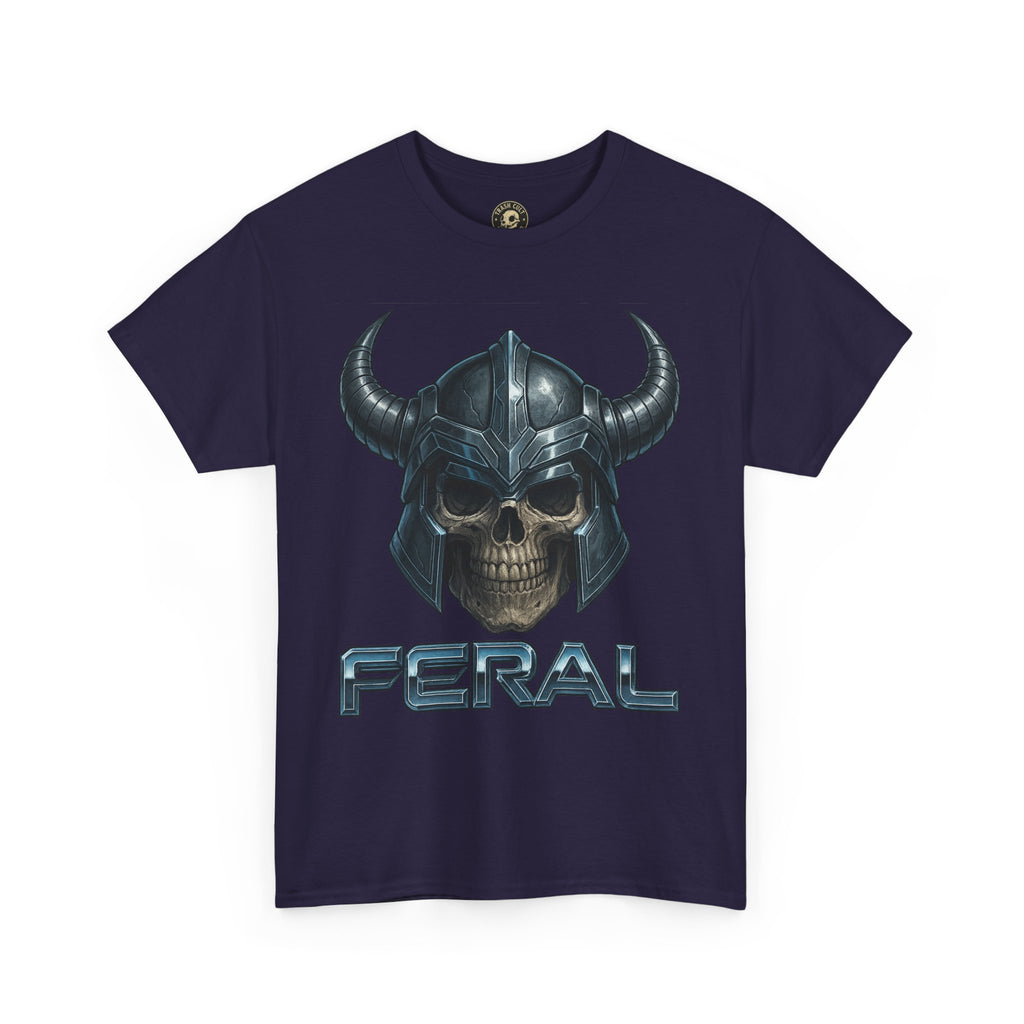 Feral Skull Graphic Tee, Unisex Cotton Shirt, Casual Wear, Gamer Apparel, Unique Gift for Fans