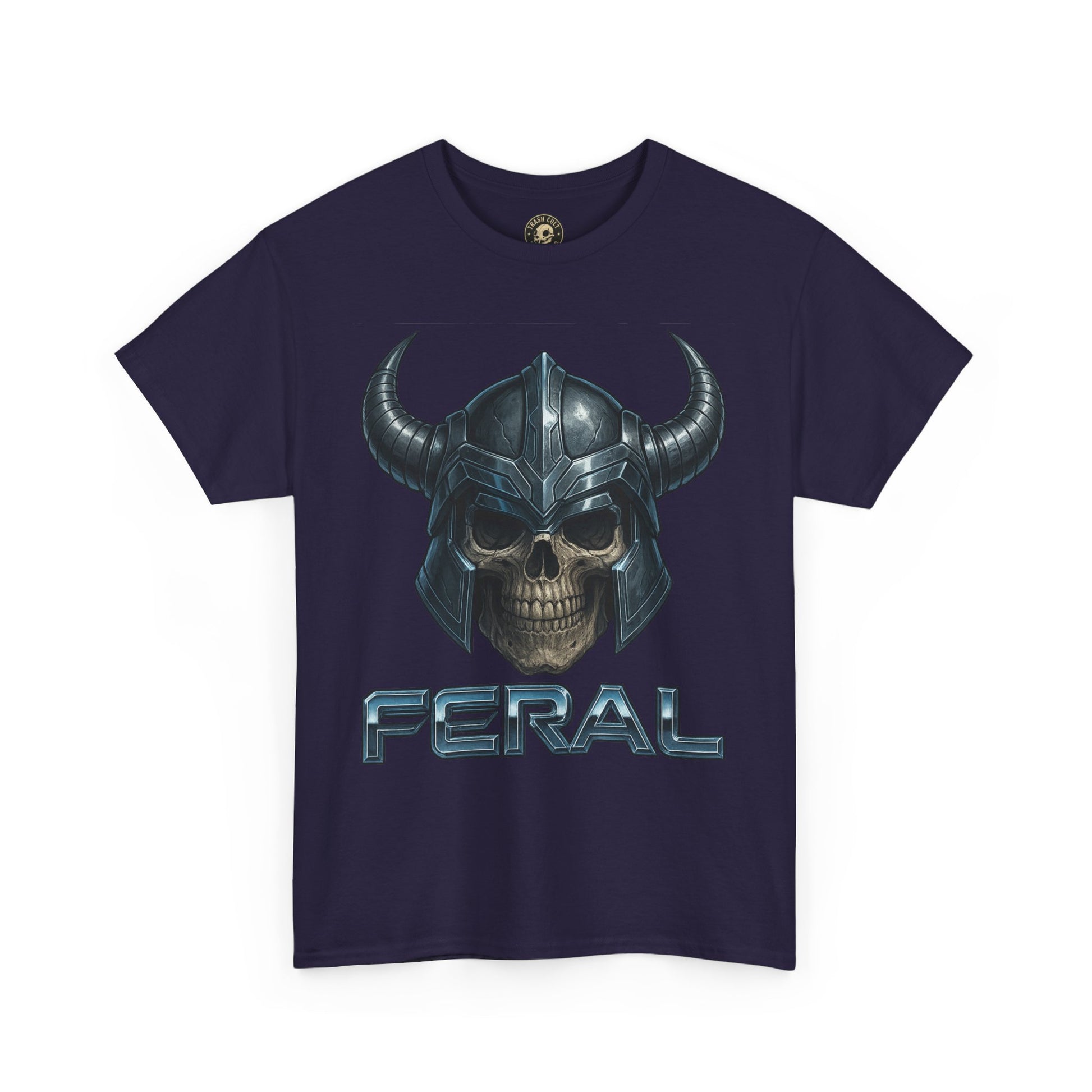 Feral Skull Graphic Tee, Unisex Cotton Shirt, Casual Wear, Gamer Apparel, Unique Gift for Fans