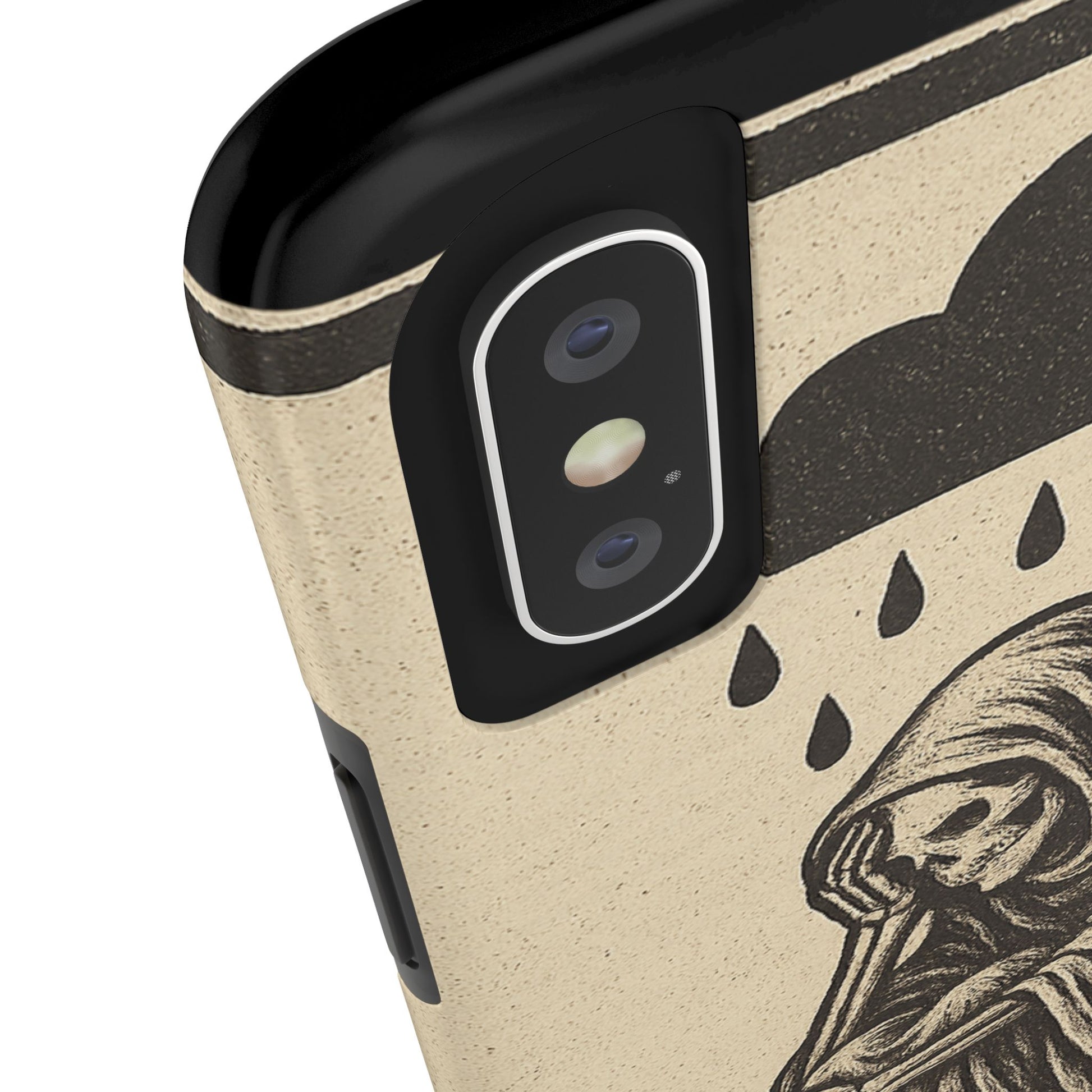 Dark Humor Phone Case, Goth iPhone Cover, Macabre Gift, Depression Art Case, Unique Phone Protector