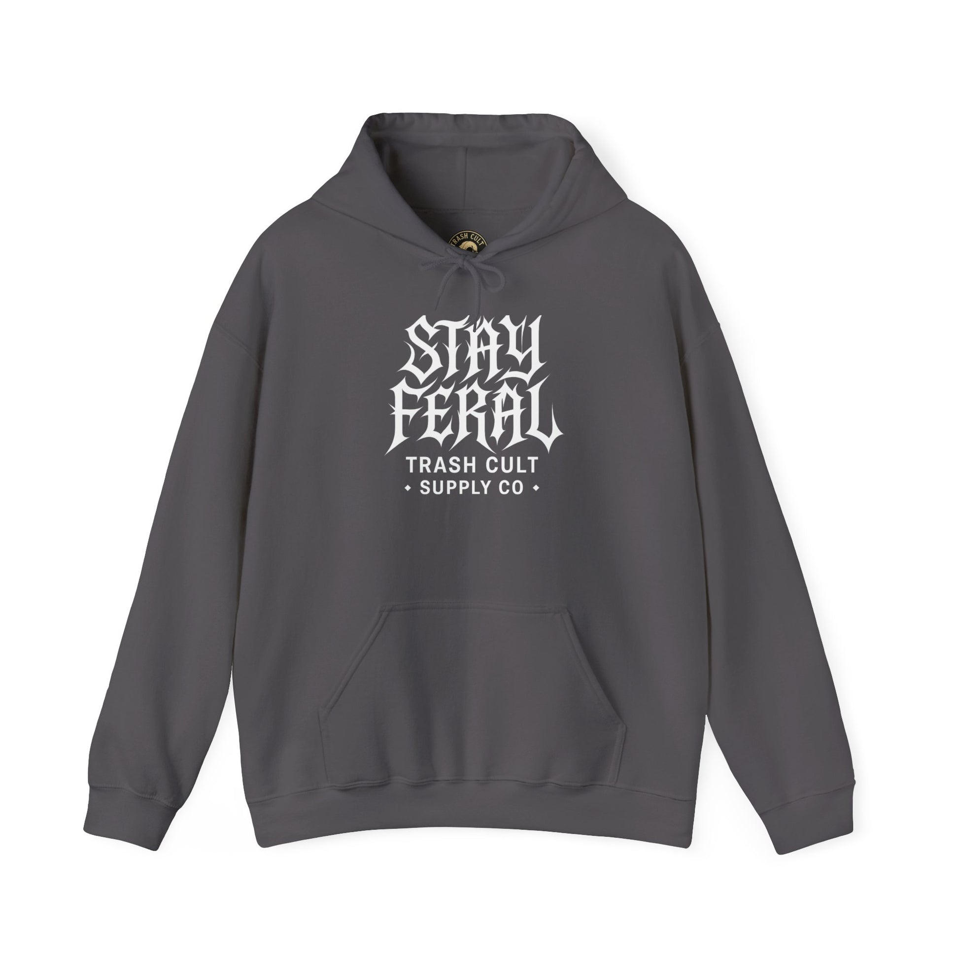 Stay Feral Gothic Hoodie – Trash Cult Supply Co Unisex Pullover