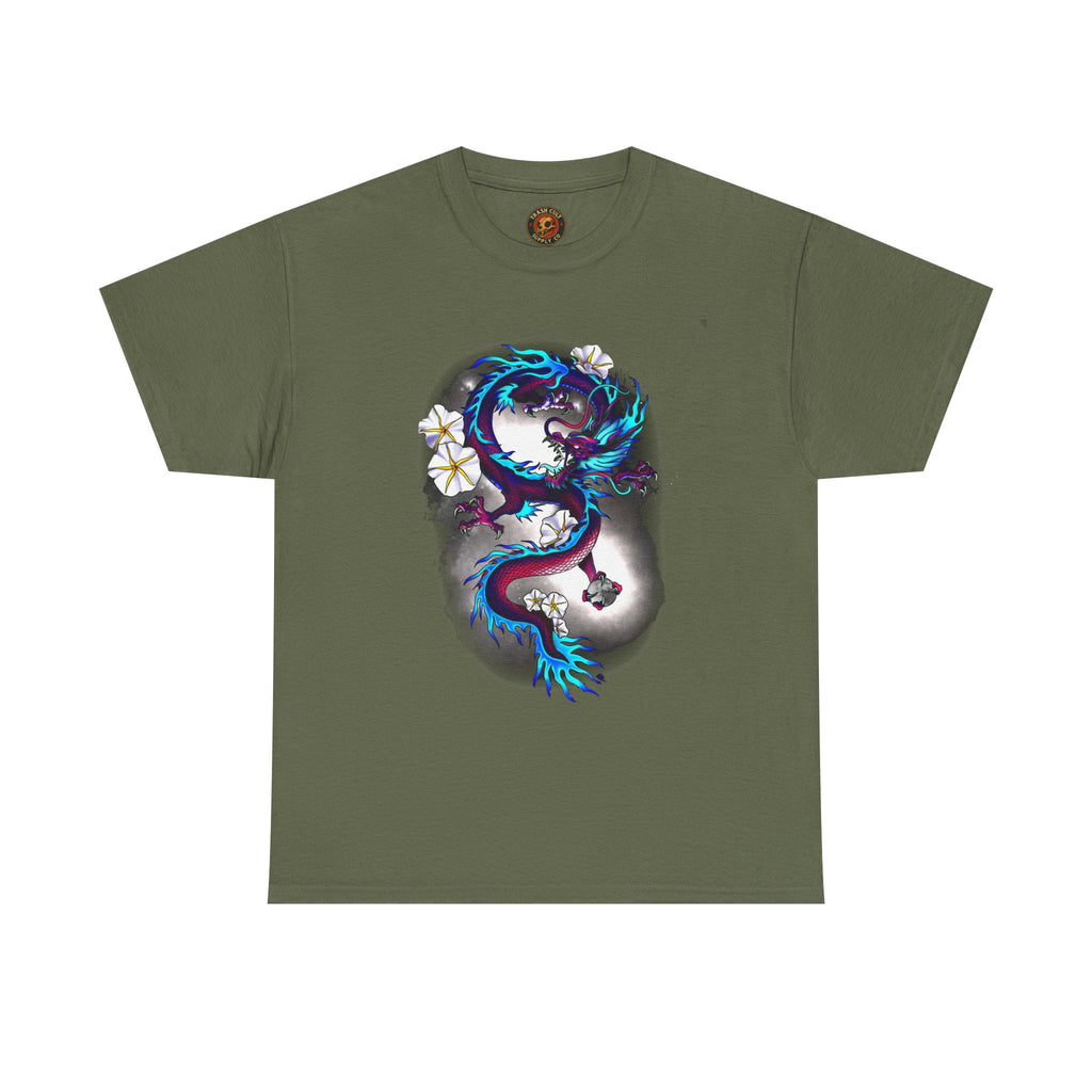 Electric Dragon Tattoo T-Shirt – Lara Davenport x Trash Cult Supply Co. Collab (Gildan 5000)