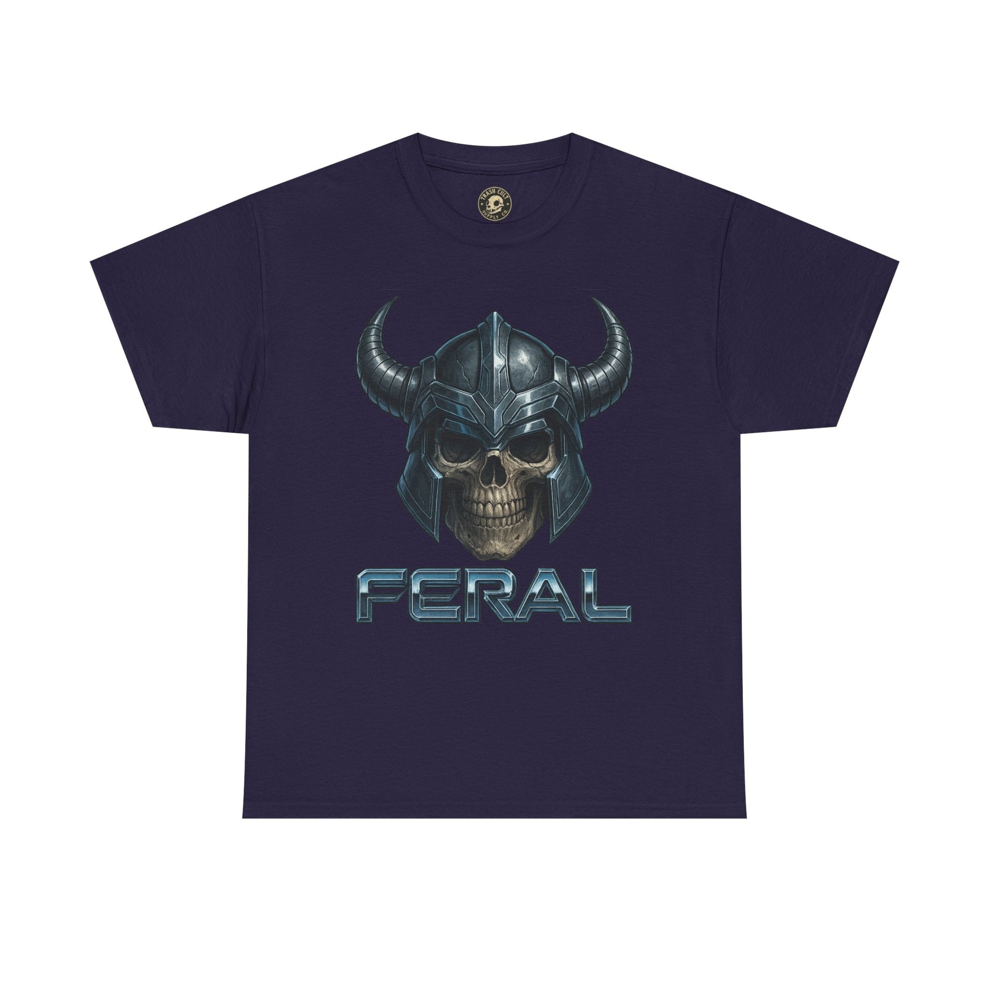 Feral Skull Graphic Tee, Unisex Cotton Shirt, Casual Wear, Gamer Apparel, Unique Gift for Fans