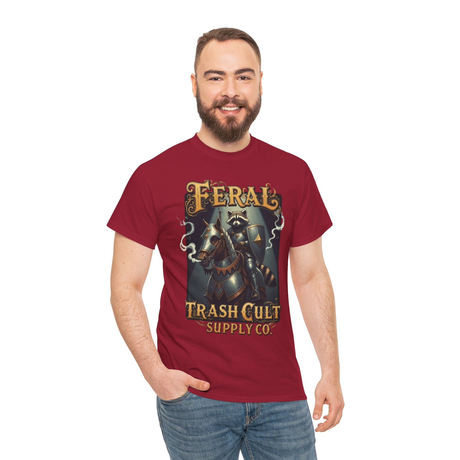 Feral Trash Cult Tee, Unisex Graphic Tee, Cool T-Shirt, Unique Funny Apparel, Gift for Eco Warriors, Casual Wear, Festival Clothing