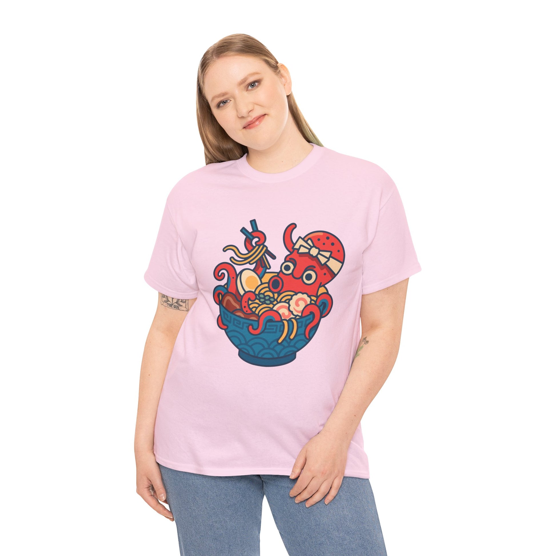 Octopus Ramen Bowl Shirt – Funny Japanese Noodle Graphic Tee
