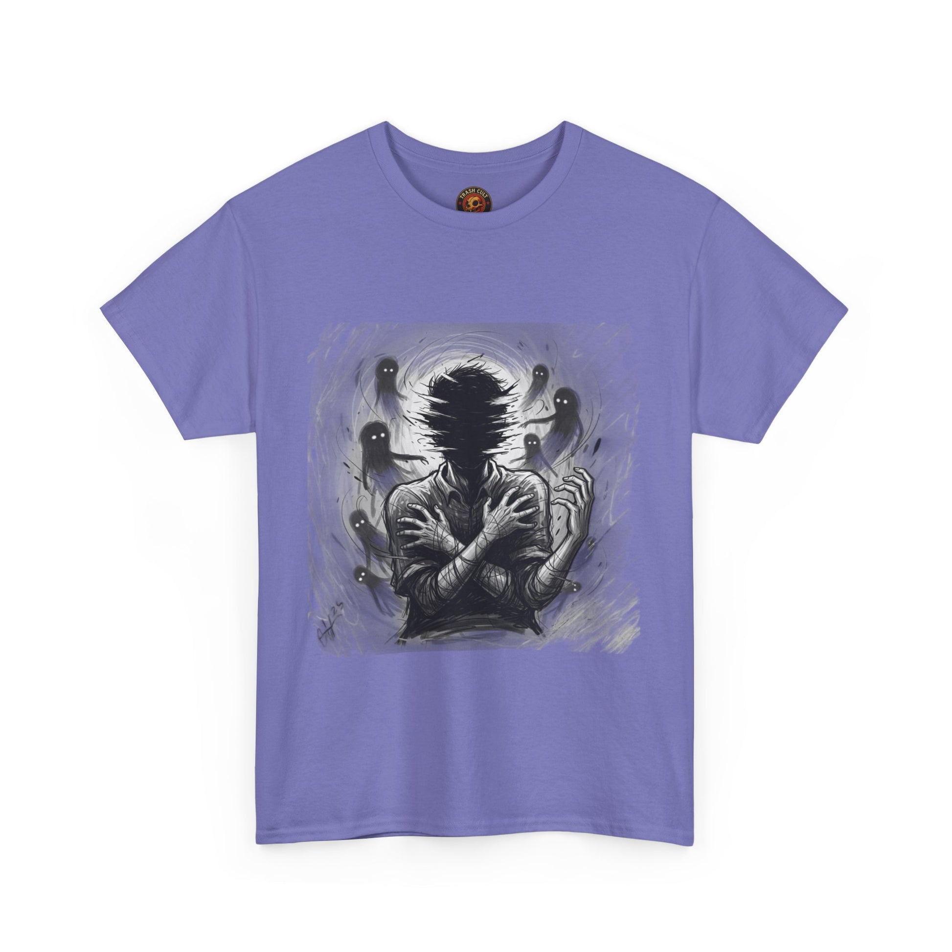 Xian Allen x Trash Cult Shirt – “Don’t Let Them In” | Ghost Spiral Emotional Horror Tee