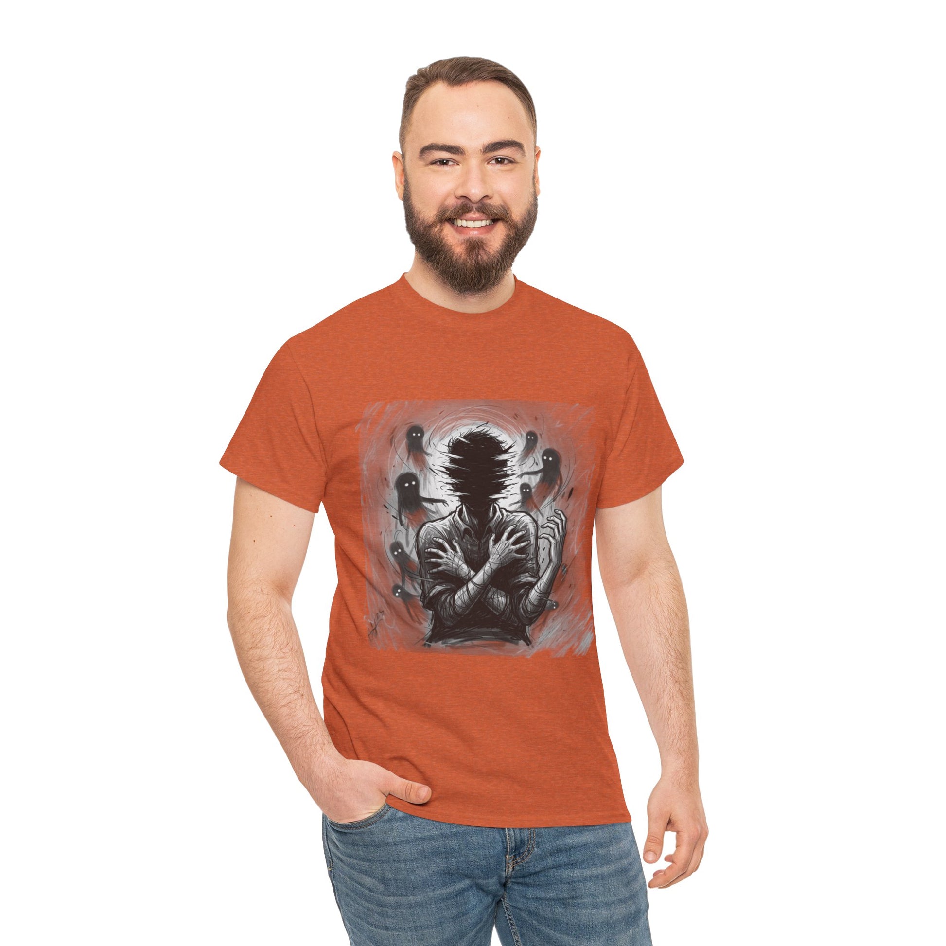 Xian Allen x Trash Cult Shirt – “Don’t Let Them In” | Ghost Spiral Emotional Horror Tee