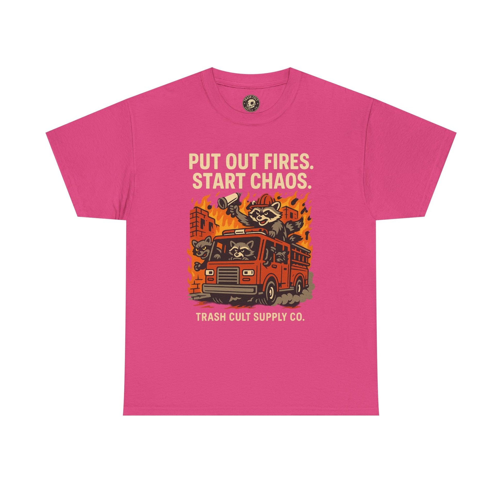 Put Out Fires Start Chaos Unisex Heavy Cotton Tee | Funny Firefighter Shirt | Casual Wear | Gift for Firefighter Lovers, Firefighter [...]