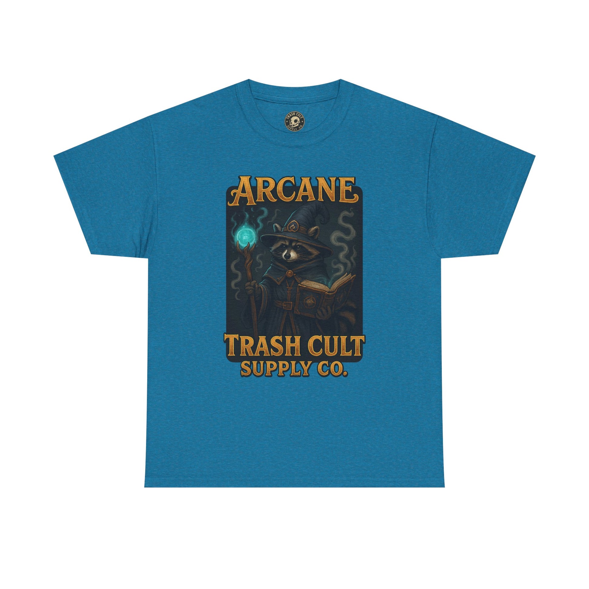 Arcane Trash Cult Unisex Heavy Cotton Tee, Cult Merchandise, Witchy Style, Halloween Tee, Casual Everyday Wear