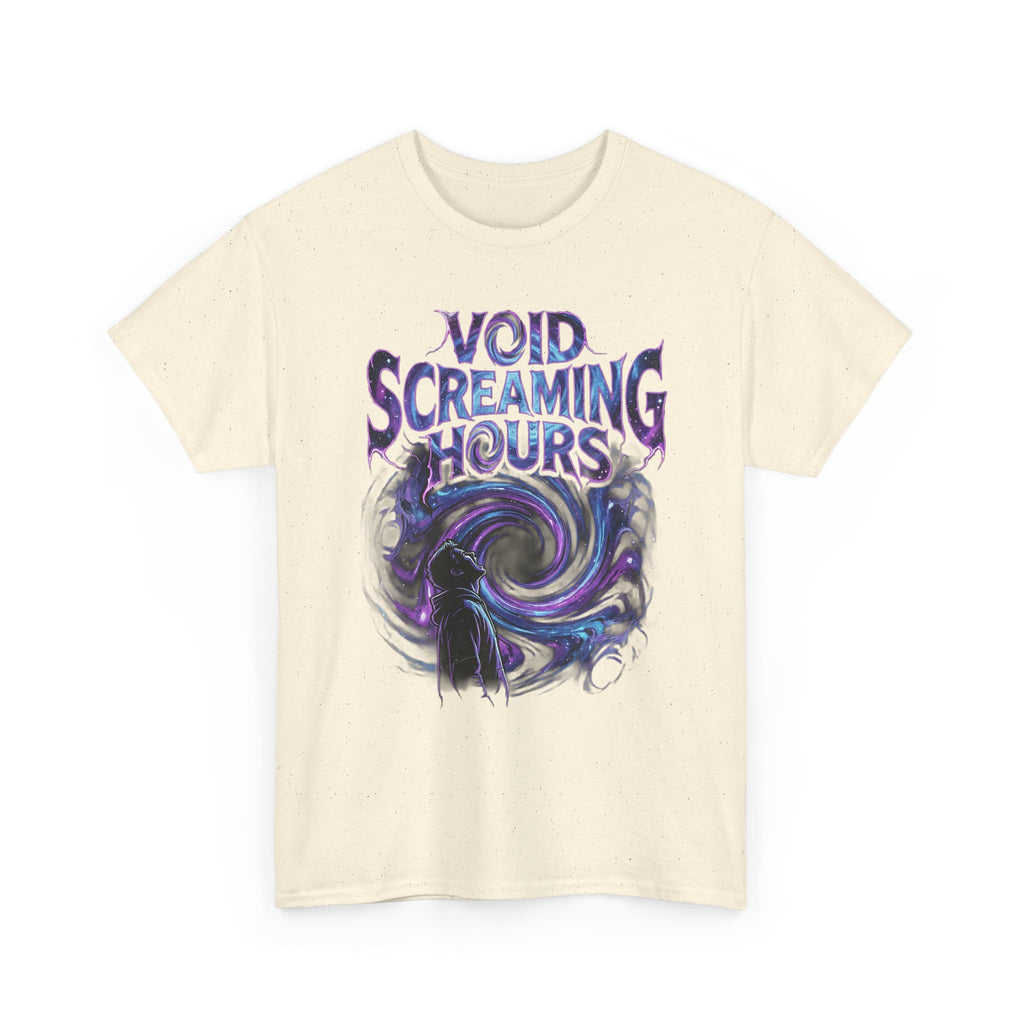 Void Screaming Hours Tee — Gothic Cosmic Horror T‑Shirt