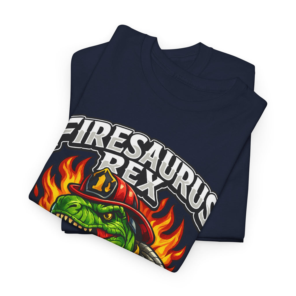 Firesaurus Rex T-Shirt — Funny Firefighter Dinosaur Tee