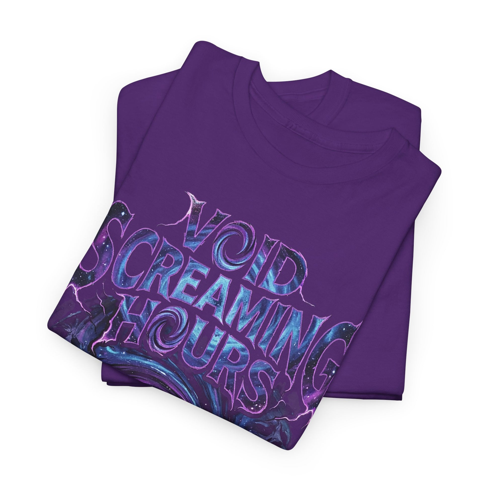 Void Screaming Hours Tee — Gothic Cosmic Horror T‑Shirt
