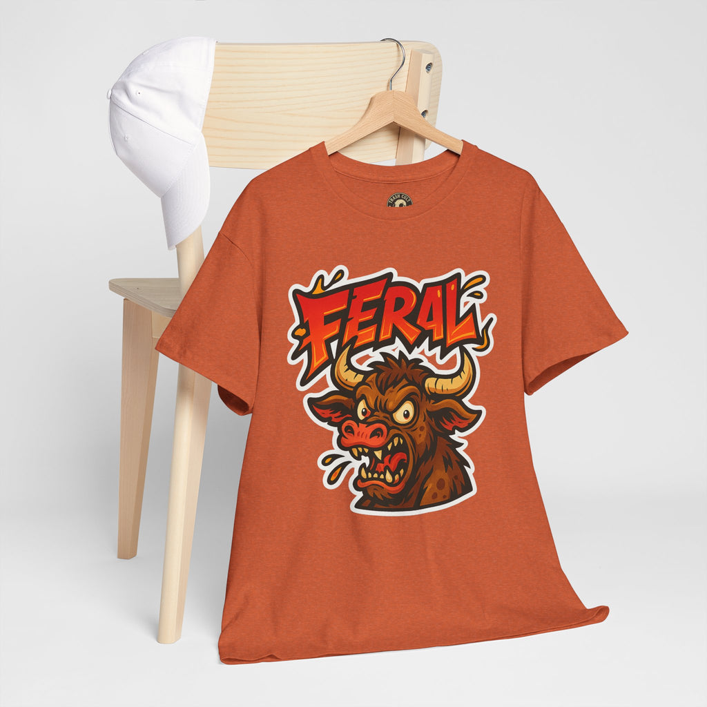 Feral Graphic Tee, Unisex T-Shirt for Animal Lovers, Casual Wear, Birthday Gift, Unique Design, Everyday Style