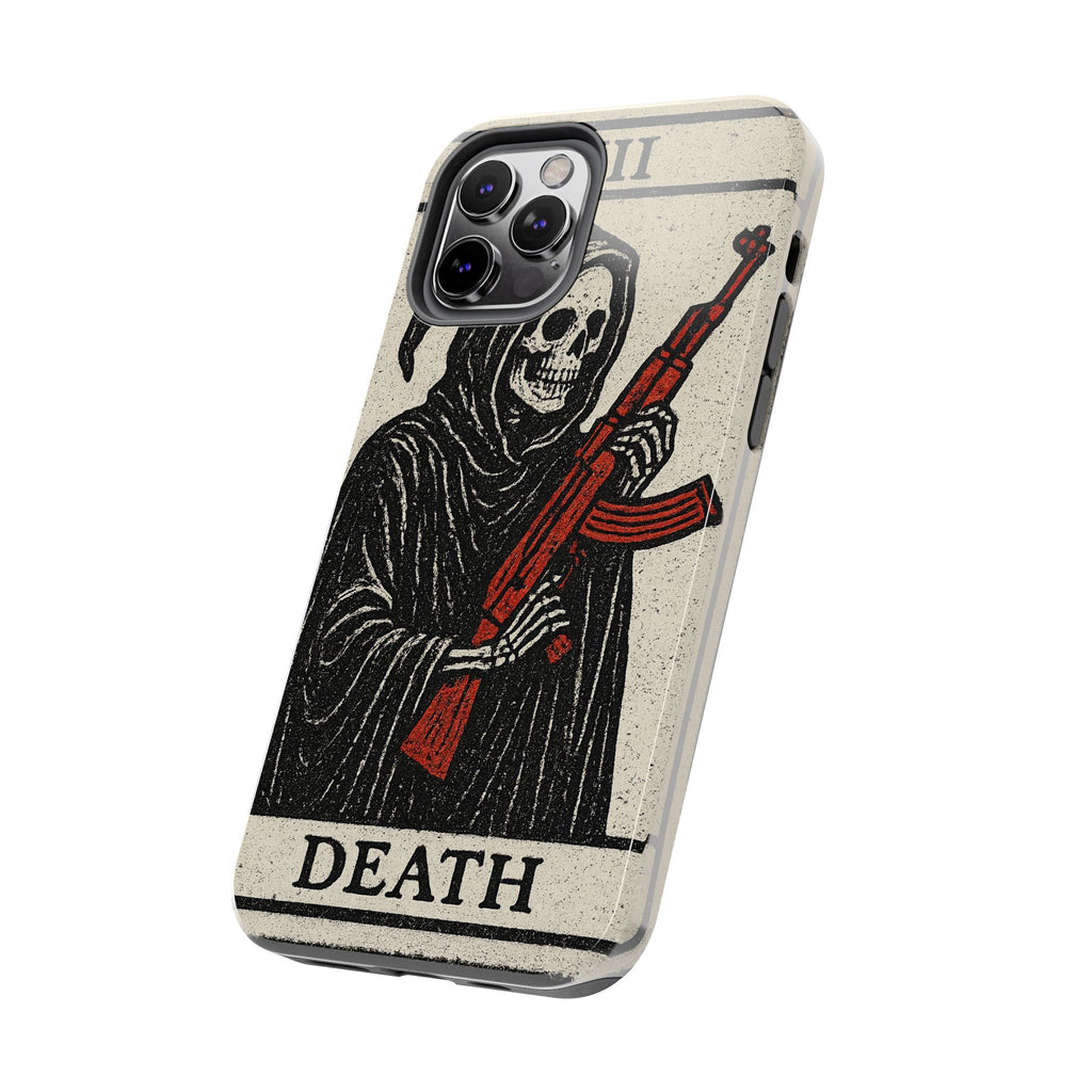 Grim Reaper Phone Case, Tough Phone Case for Gamers, Unique Smartphone Accessories, Halloween Decor, Death-Inspired Gift